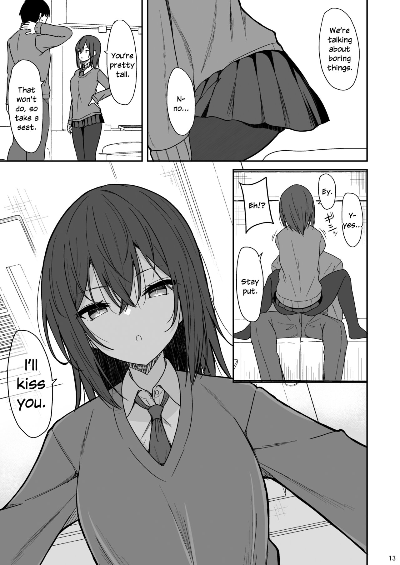 Tsumetai Senpai ga Mukyoka Nakadashi Sareru made page 12