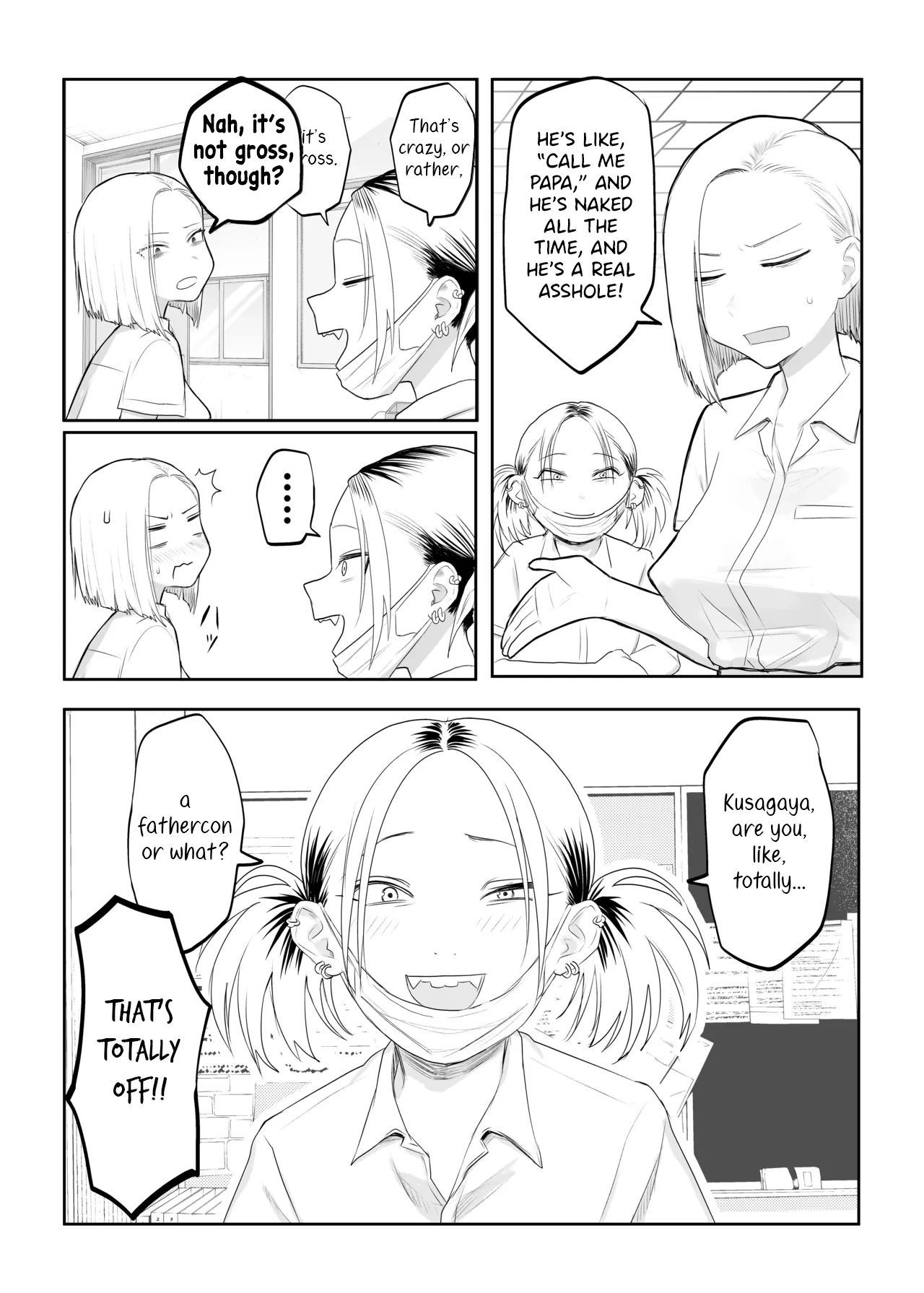 Tsundere Fathercon Kusagaya-san page 4