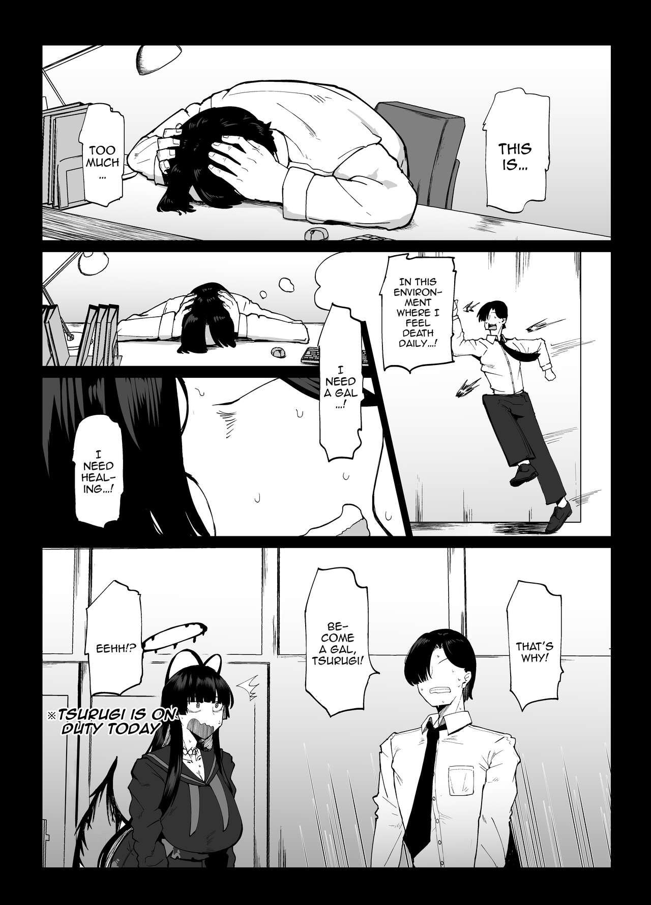 Tsurugi, Be a Gal For Me!! page 2
