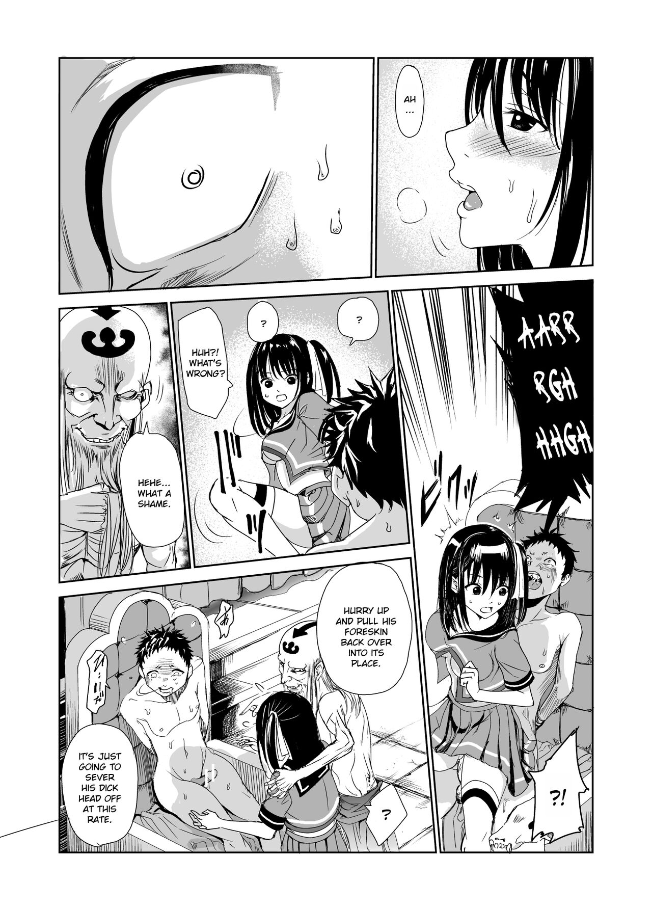 Tsuyagari Mura 1 -Kareshi wo Mamoru Tame Hikyou no Mura de Kyousei Gohoushi & NTR Sex- page 28