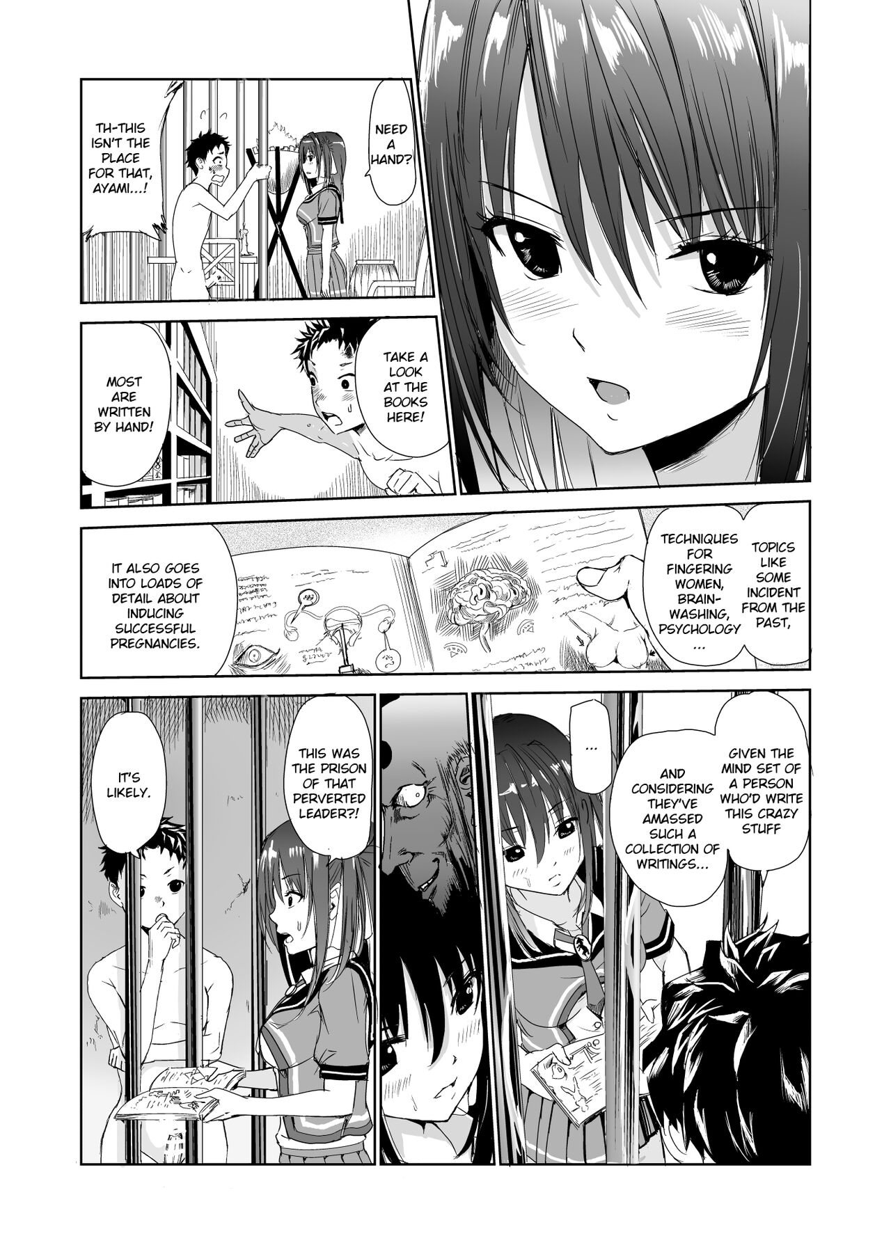 Tsuyagari Mura 3 ~Kareshi o Mamoru Tame Hikyou no Mura de Kyousei Gohoushi & NTR Sex~ page 8