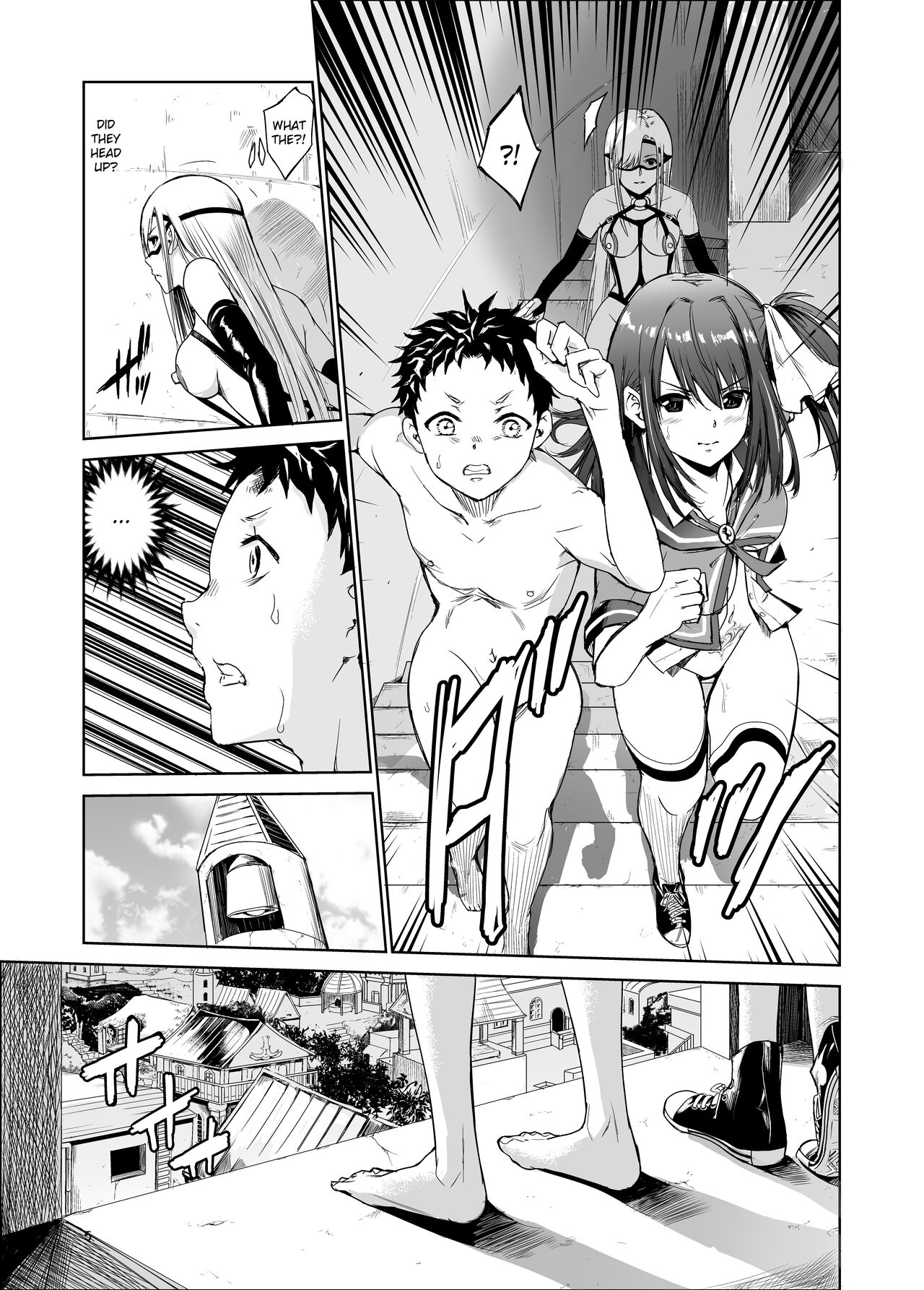 Tsuyagari Mura 4 ~Kareshi o Mamoru Tame Hikyou no Mura de Kyousei Gohoushi & NTR Sex~ page 4