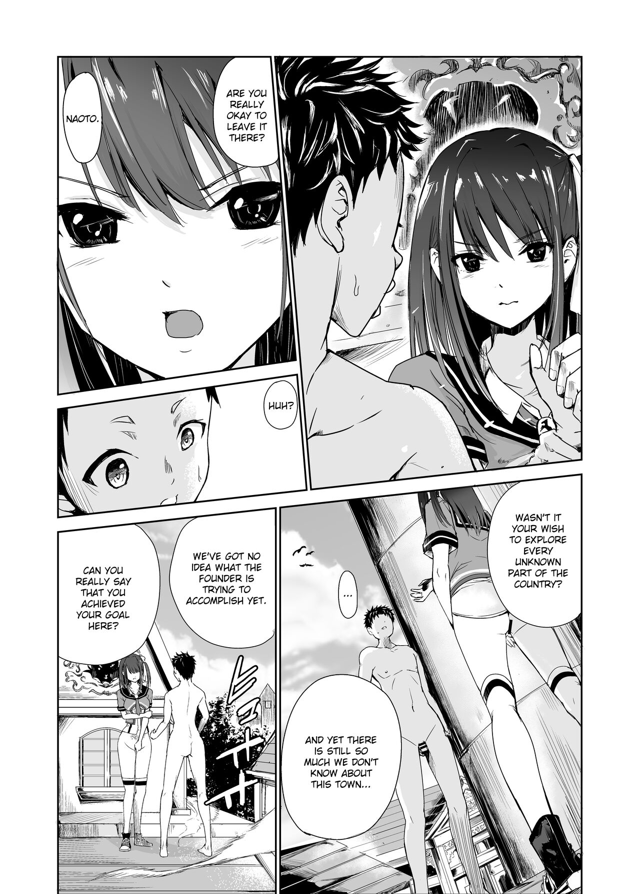 Tsuyagari Mura 4 ~Kareshi o Mamoru Tame Hikyou no Mura de Kyousei Gohoushi & NTR Sex~ page 9