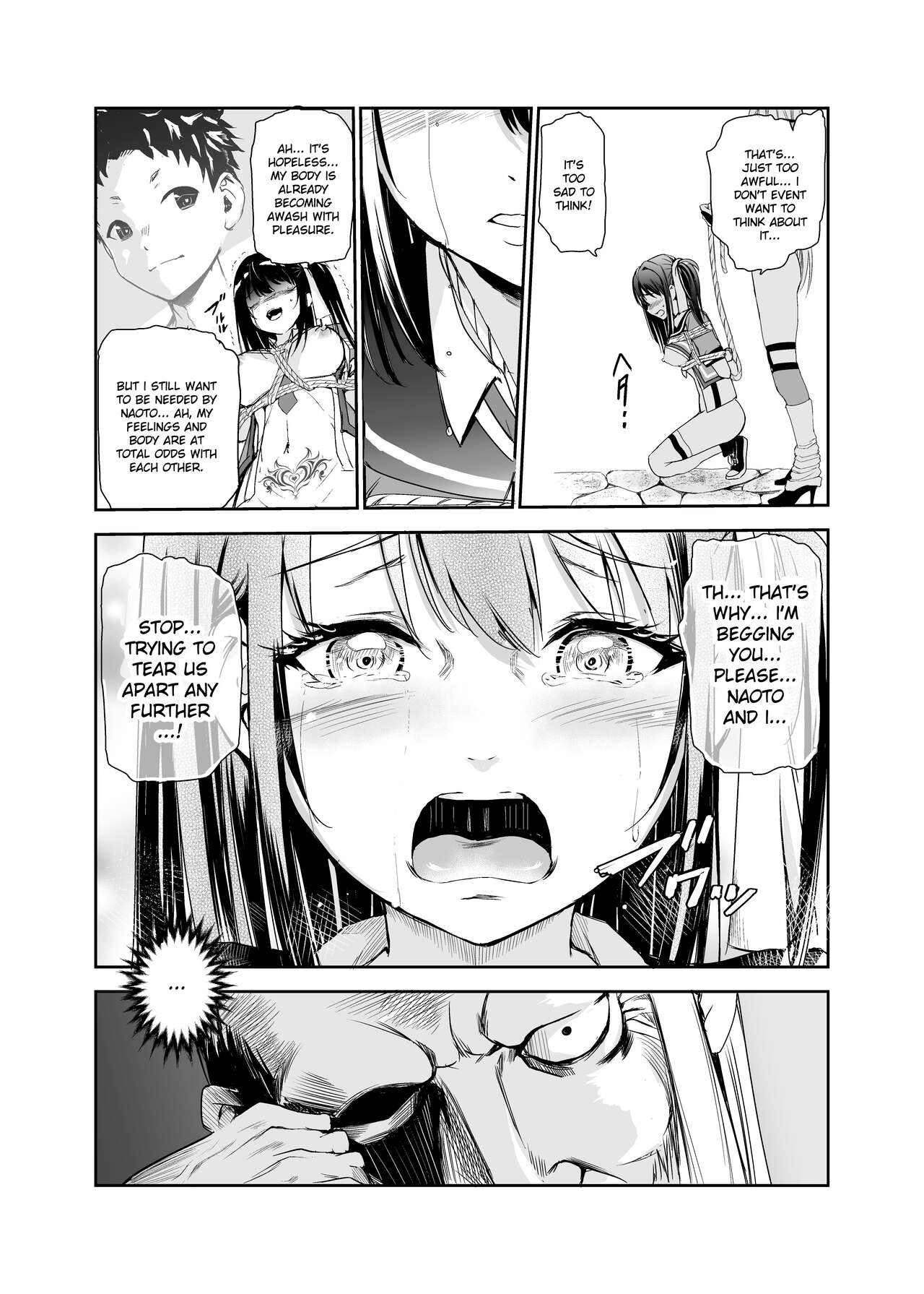 Tsuyagari Mura 5 ~Kareshi o Mamoru Tame Hikyou no Mura de Kyousei Gohoushi & NTR Sex~ page 10