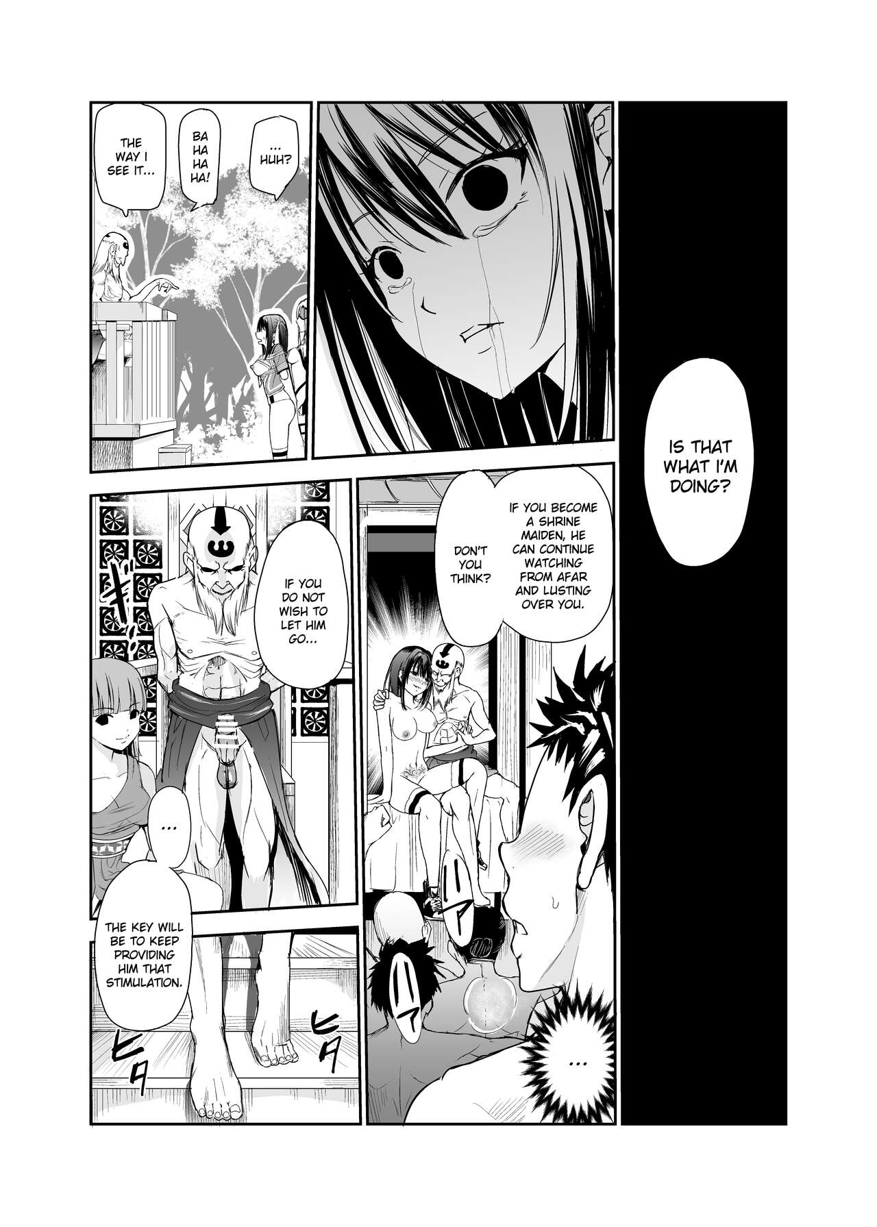 Tsuyagari Mura 5 ~Kareshi o Mamoru Tame Hikyou no Mura de Kyousei Gohoushi & NTR Sex~ page 11