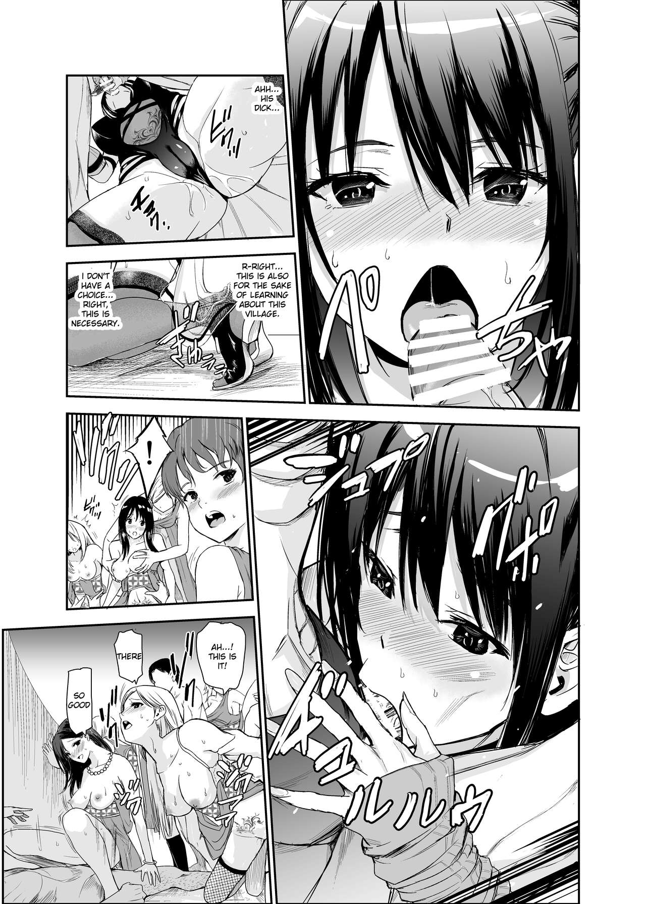 Tsuyagari Mura 5 ~Kareshi o Mamoru Tame Hikyou no Mura de Kyousei Gohoushi & NTR Sex~ page 22
