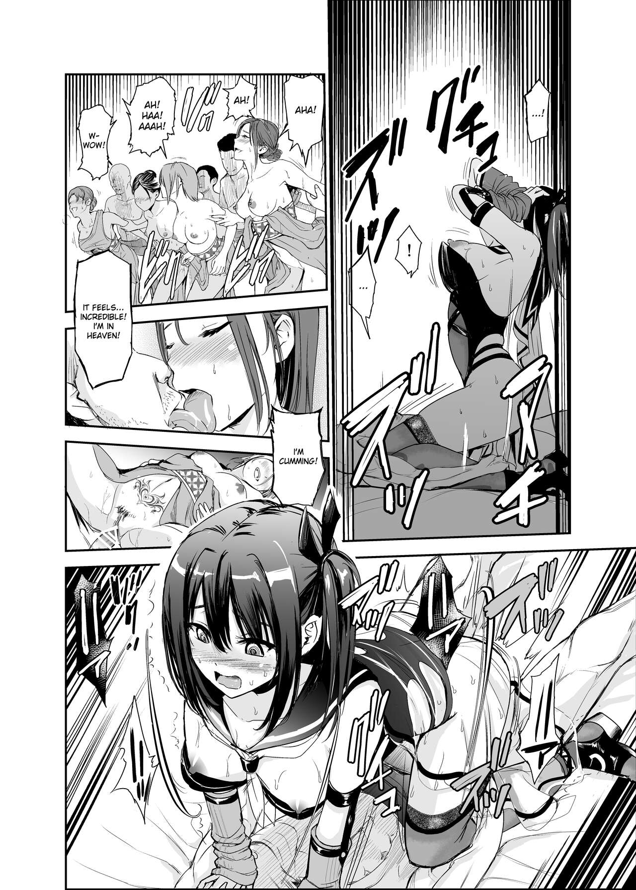 Tsuyagari Mura 5 ~Kareshi o Mamoru Tame Hikyou no Mura de Kyousei Gohoushi & NTR Sex~ page 31