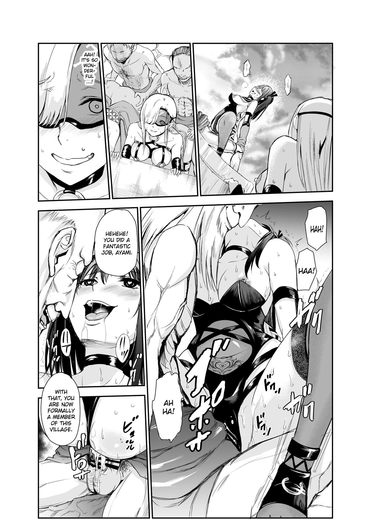 Tsuyagari Mura 5 ~Kareshi o Mamoru Tame Hikyou no Mura de Kyousei Gohoushi & NTR Sex~ page 42