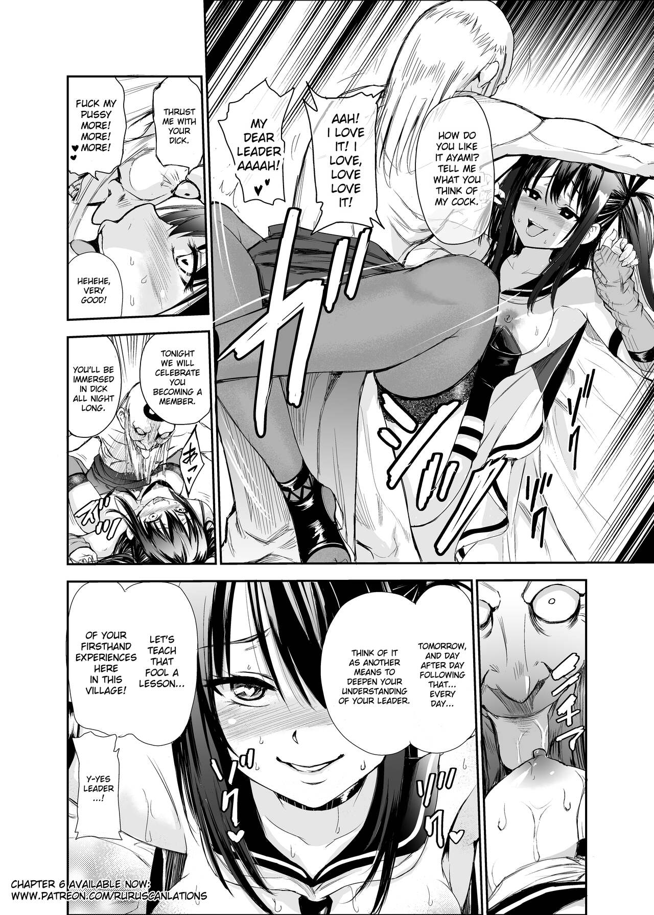 Tsuyagari Mura 5 ~Kareshi o Mamoru Tame Hikyou no Mura de Kyousei Gohoushi & NTR Sex~ page 43