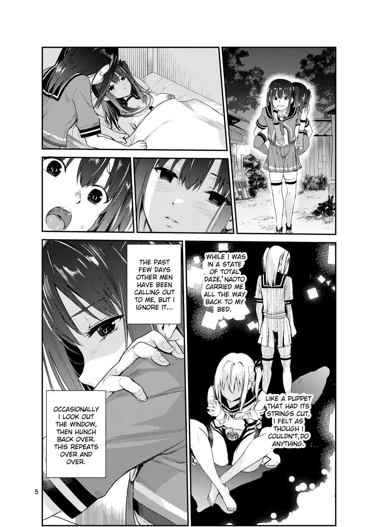 Tsuyagari Mura 8 ~Kareshi o Mamoru Tame Hikyou no Mura de Kyousei Gohoushi & NTR Sex~ page 4