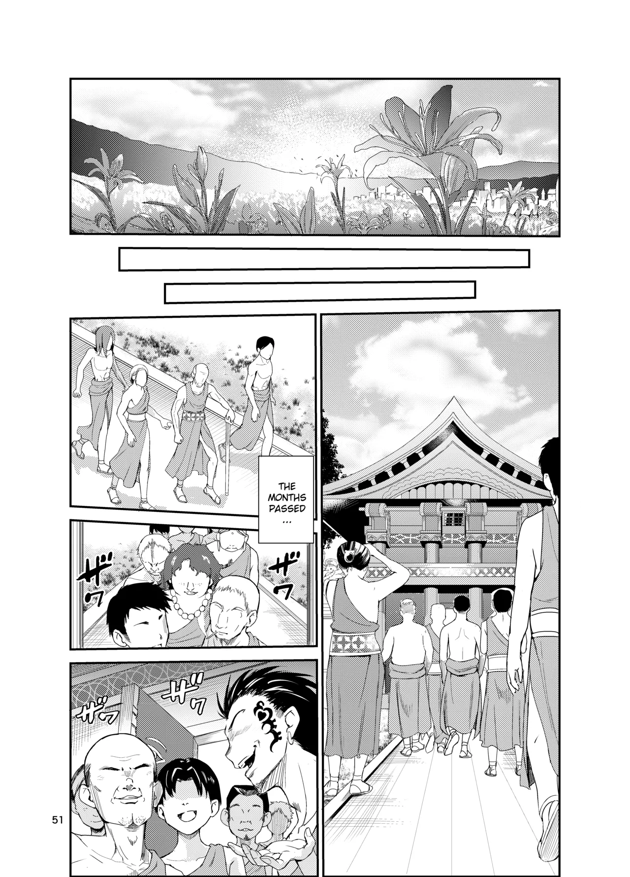 Tsuyagari Mura 8 ~Kareshi o Mamoru Tame Hikyou no Mura de Kyousei Gohoushi & NTR Sex~ page 50