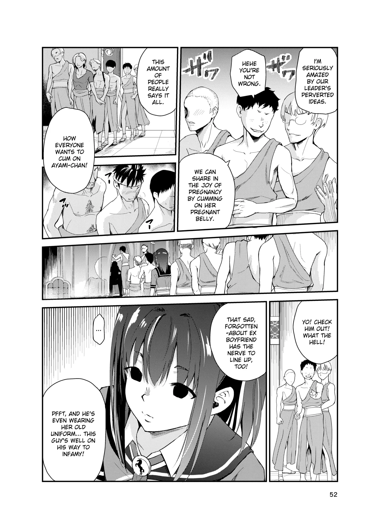 Tsuyagari Mura 8 ~Kareshi o Mamoru Tame Hikyou no Mura de Kyousei Gohoushi & NTR Sex~ page 51