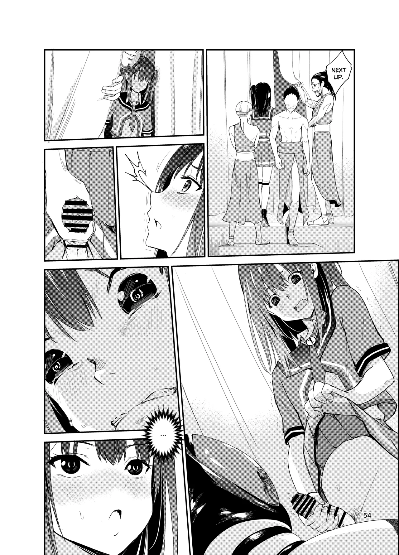 Tsuyagari Mura 8 ~Kareshi o Mamoru Tame Hikyou no Mura de Kyousei Gohoushi & NTR Sex~ page 53