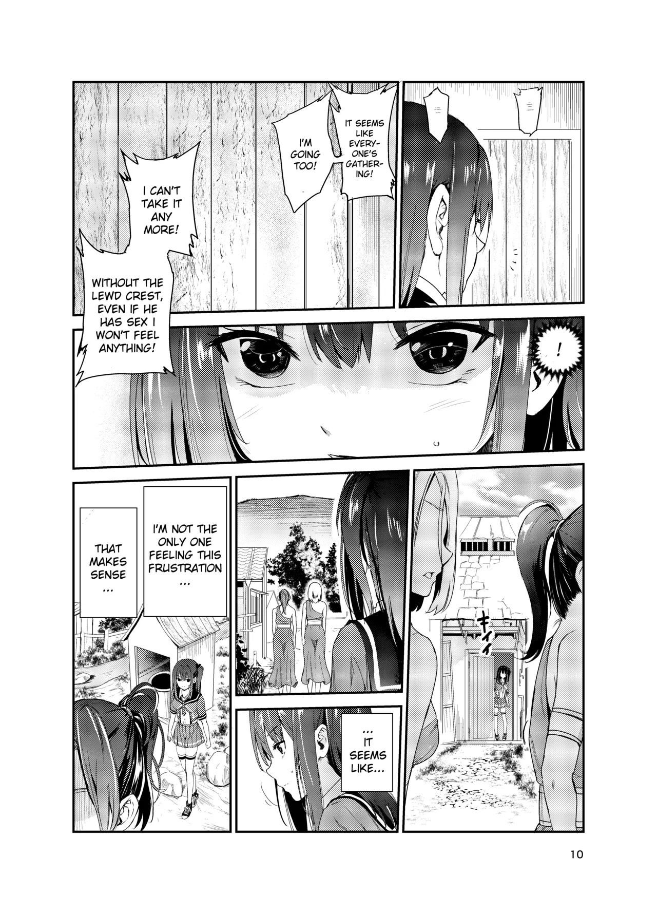 Tsuyagari Mura 8 ~Kareshi o Mamoru Tame Hikyou no Mura de Kyousei Gohoushi & NTR Sex~ page 9