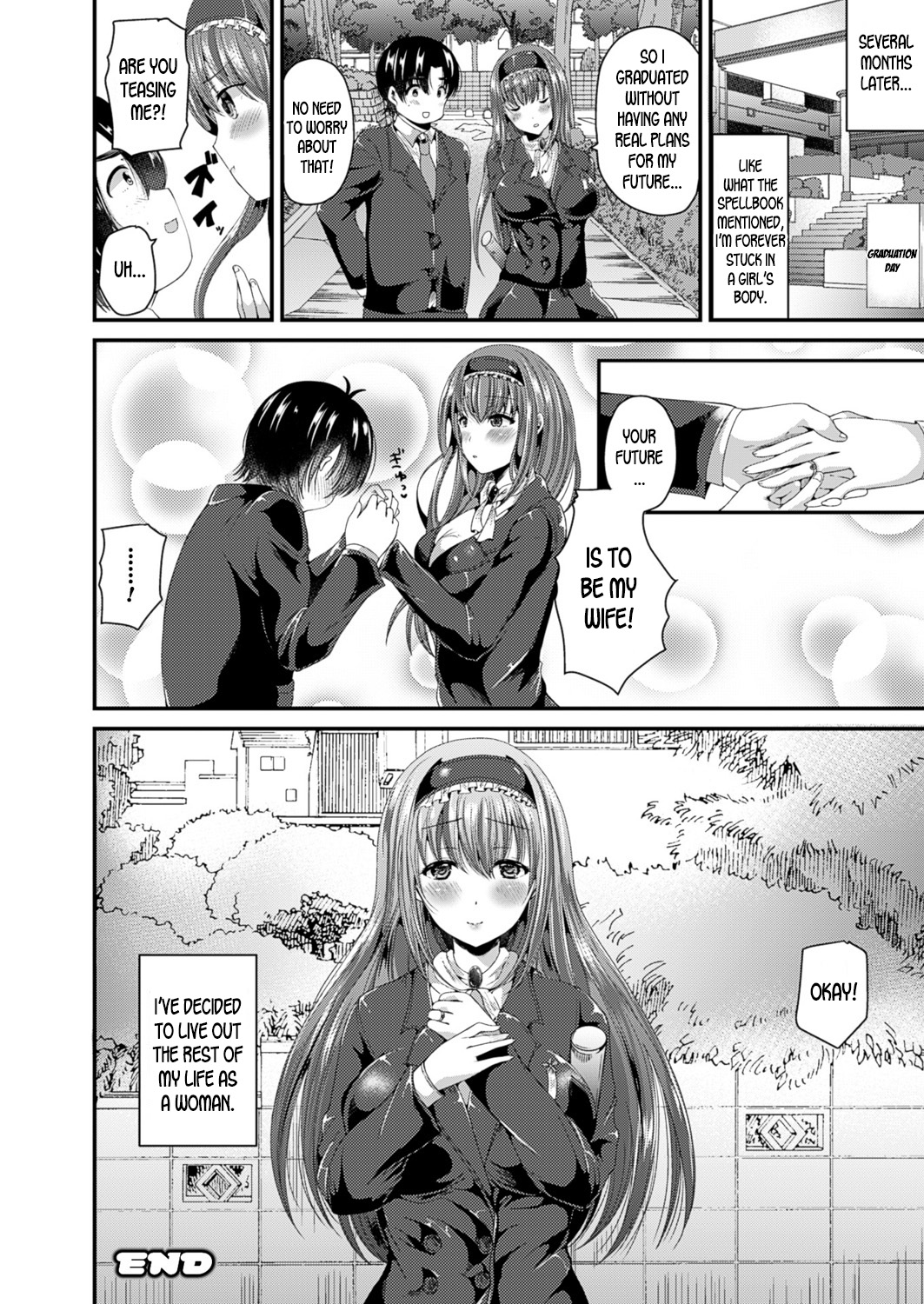Turn into a girl and become the ideal girlfriend page 22