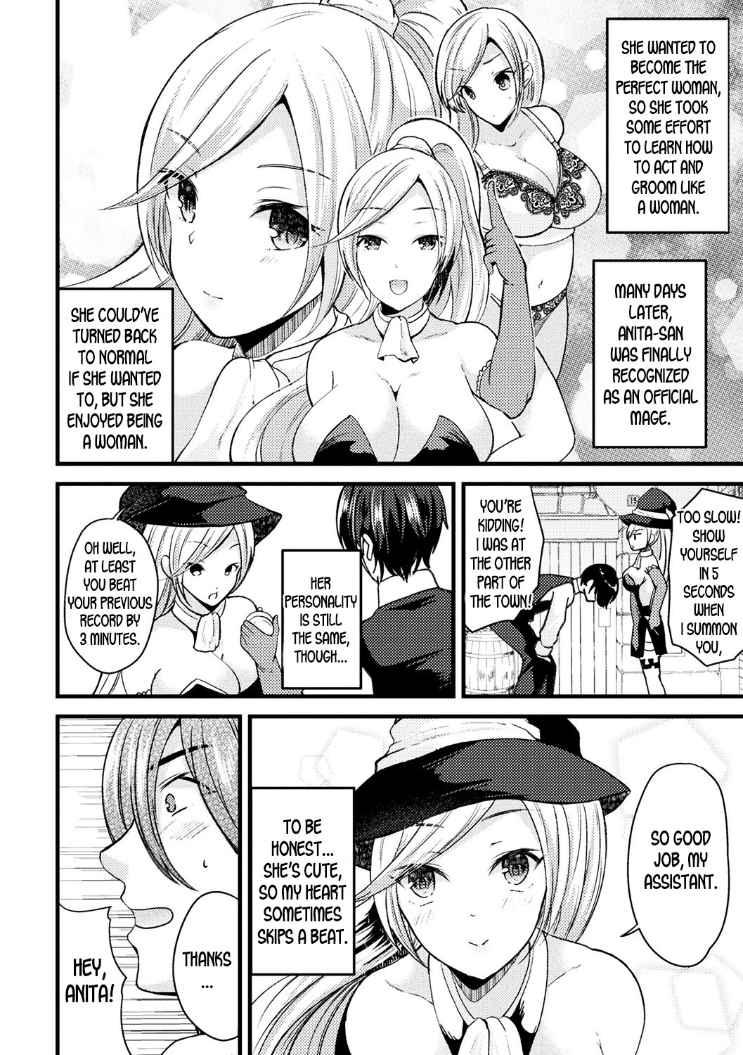 Turn Into a Woman and Become a Female Mage page 4