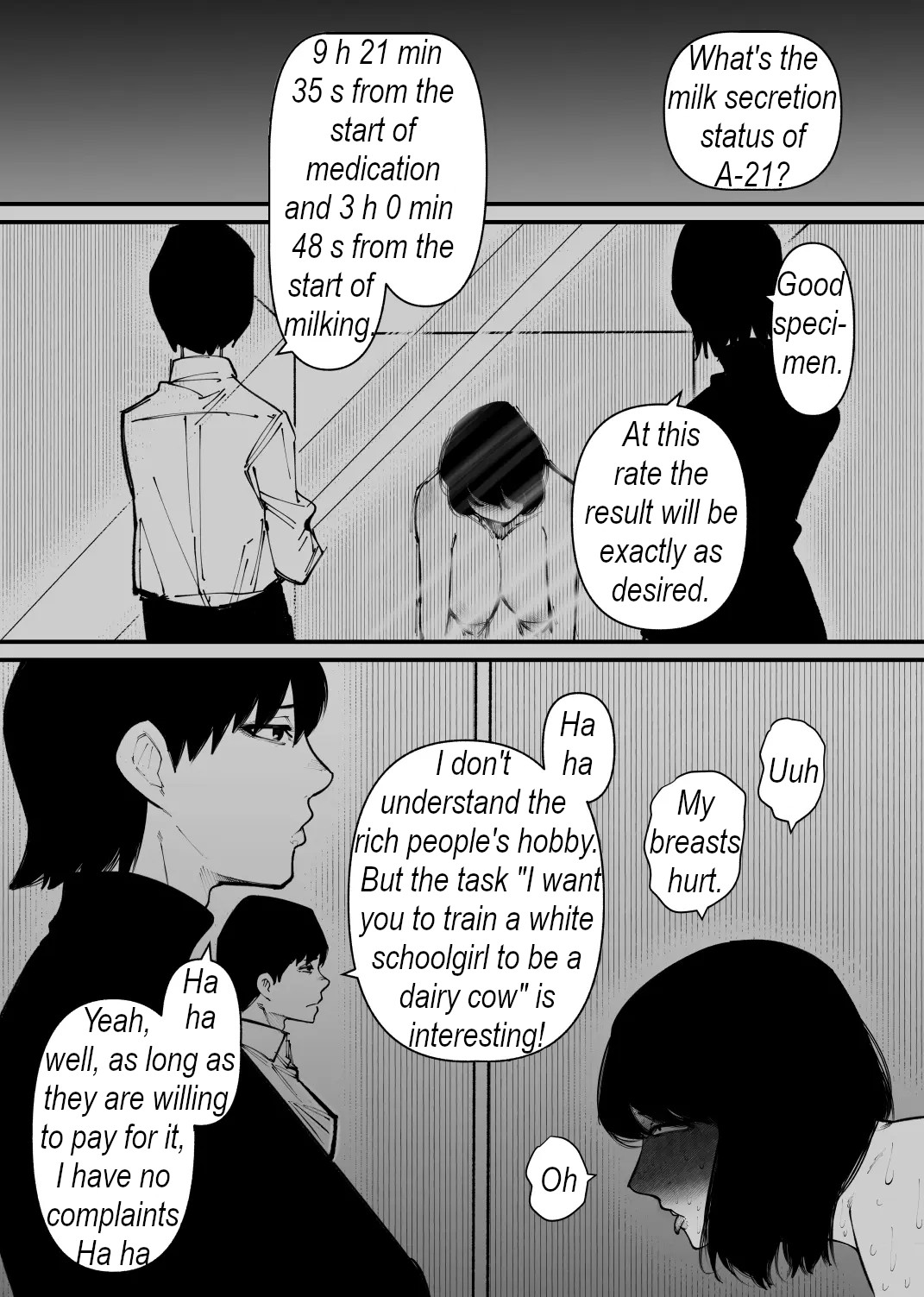 Turned into a cow. page 6