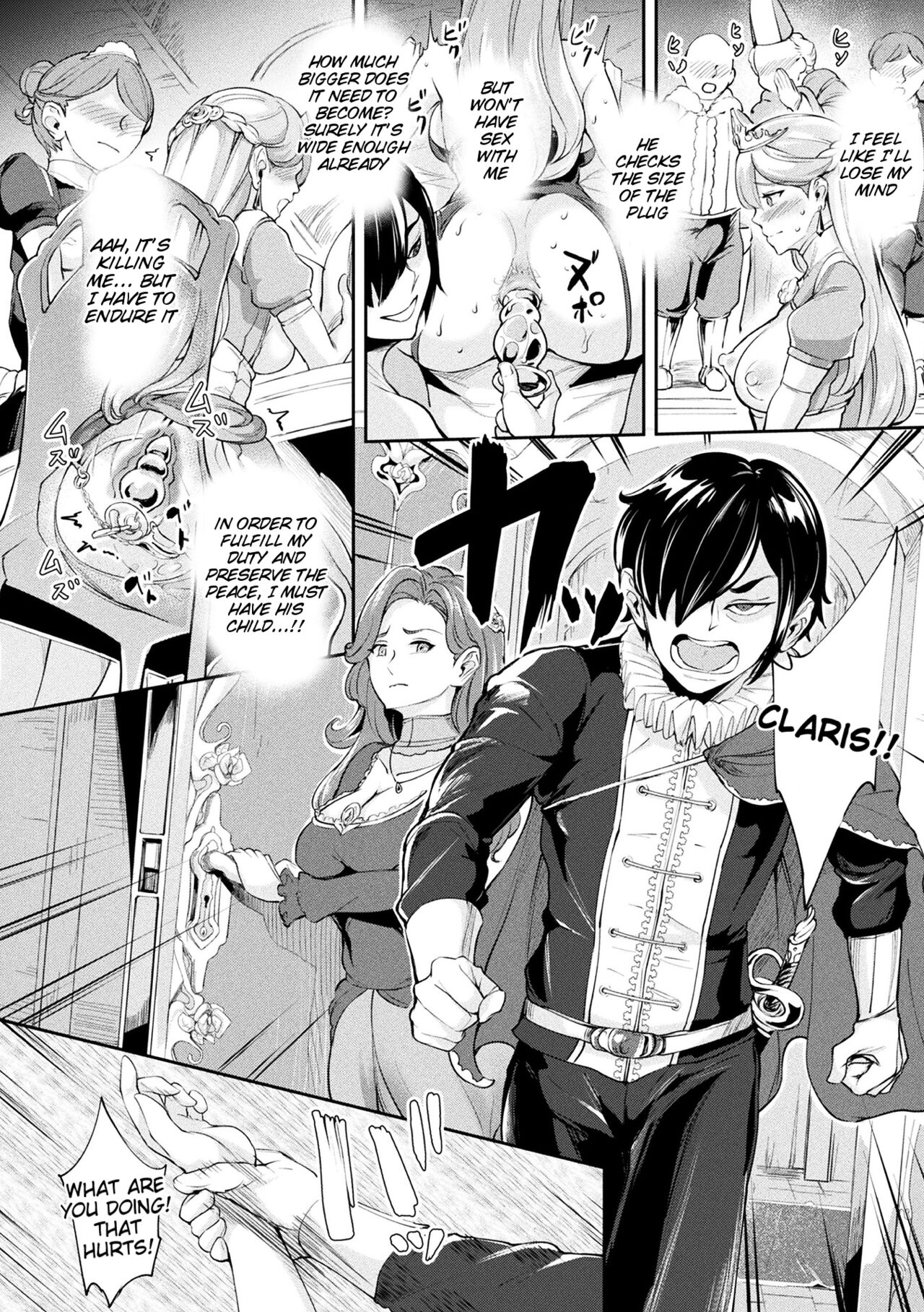 Turning the Princess of the Enemy Kingdom into an Anal Fuck Toy page 10