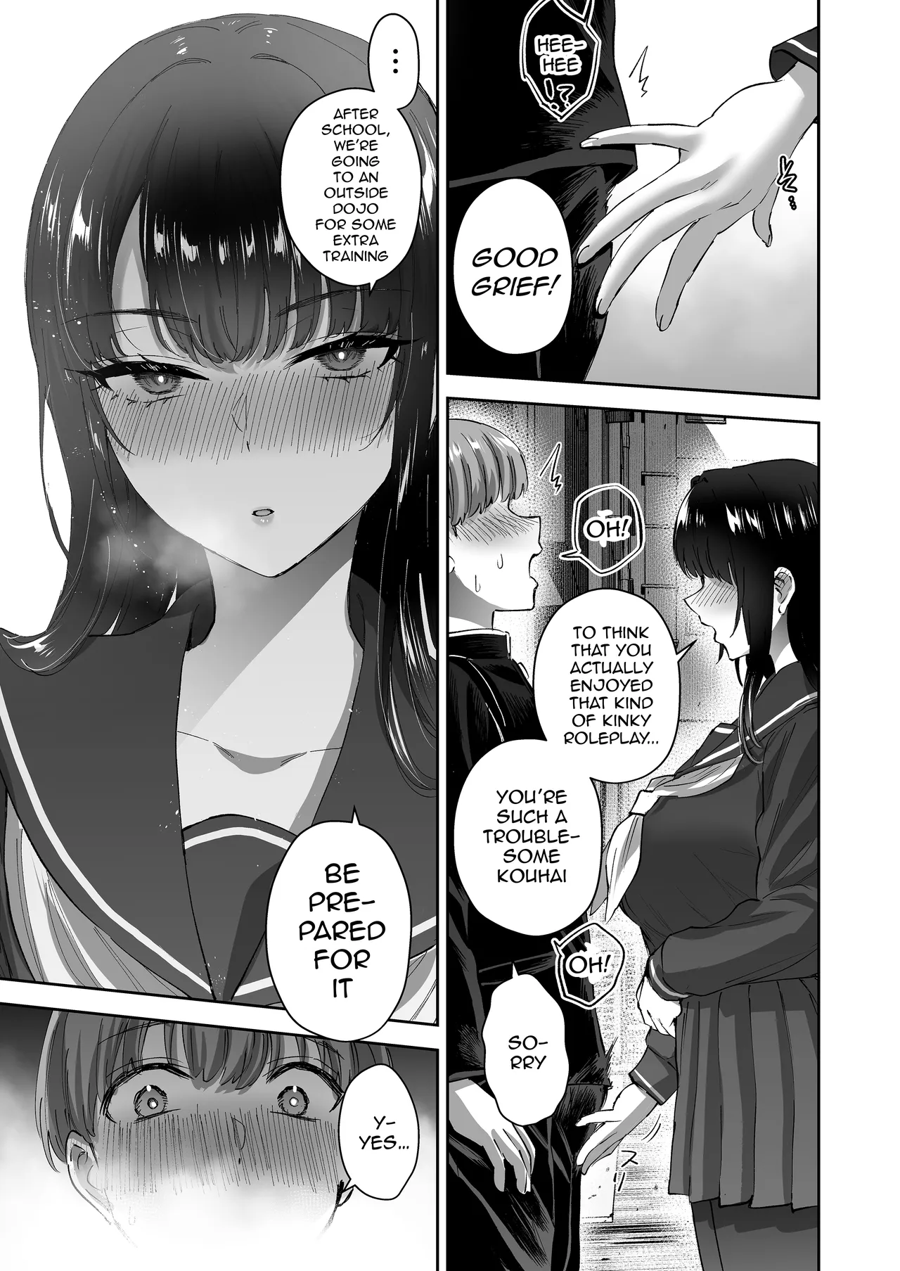 Turns Out the Seemingly Reserved Kyudo Club Senpai Only Wants to Have Sex with Me page 36