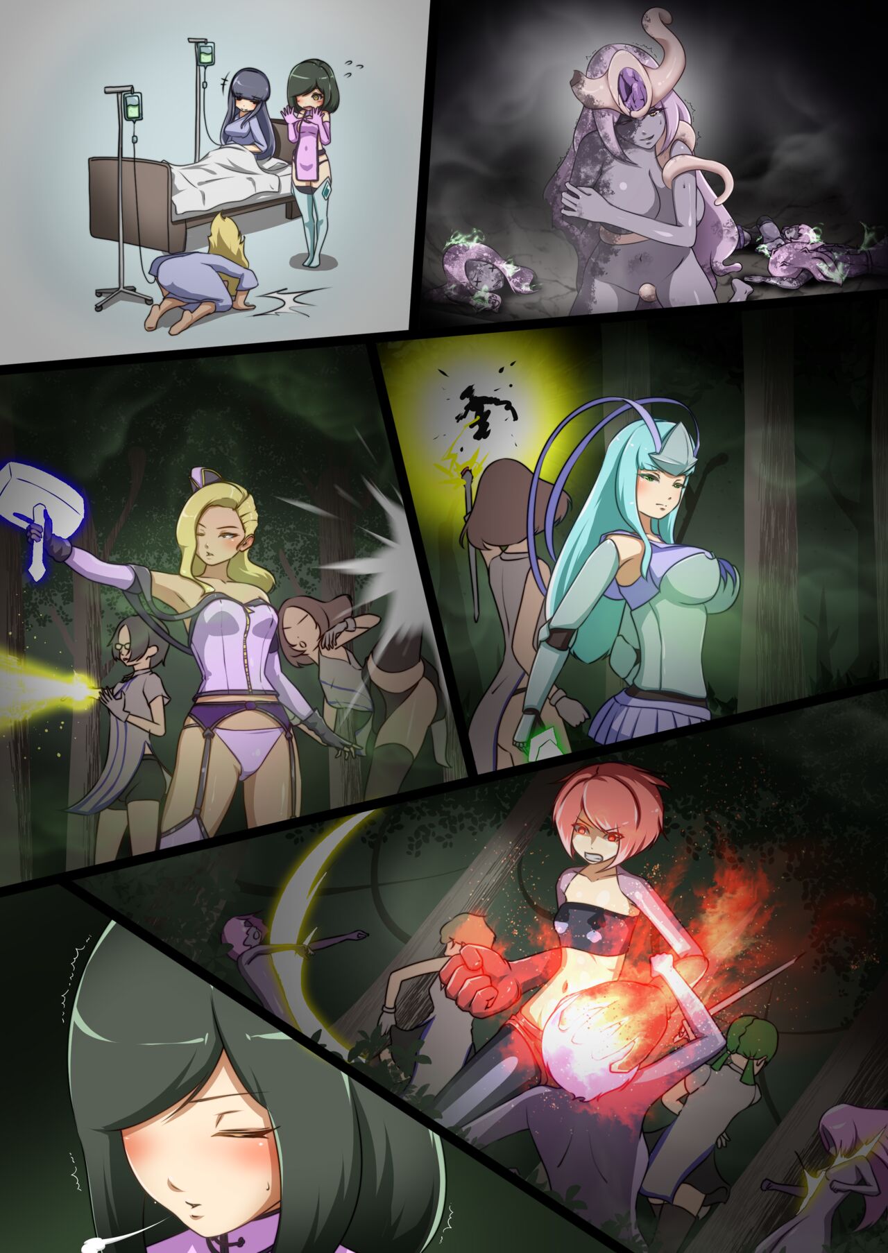Uchi no Ko ga Ecchi na Teki to Tatakatte Haiboku suru Hanashi ~Toiro vs Cadira Zenpen~ page 47