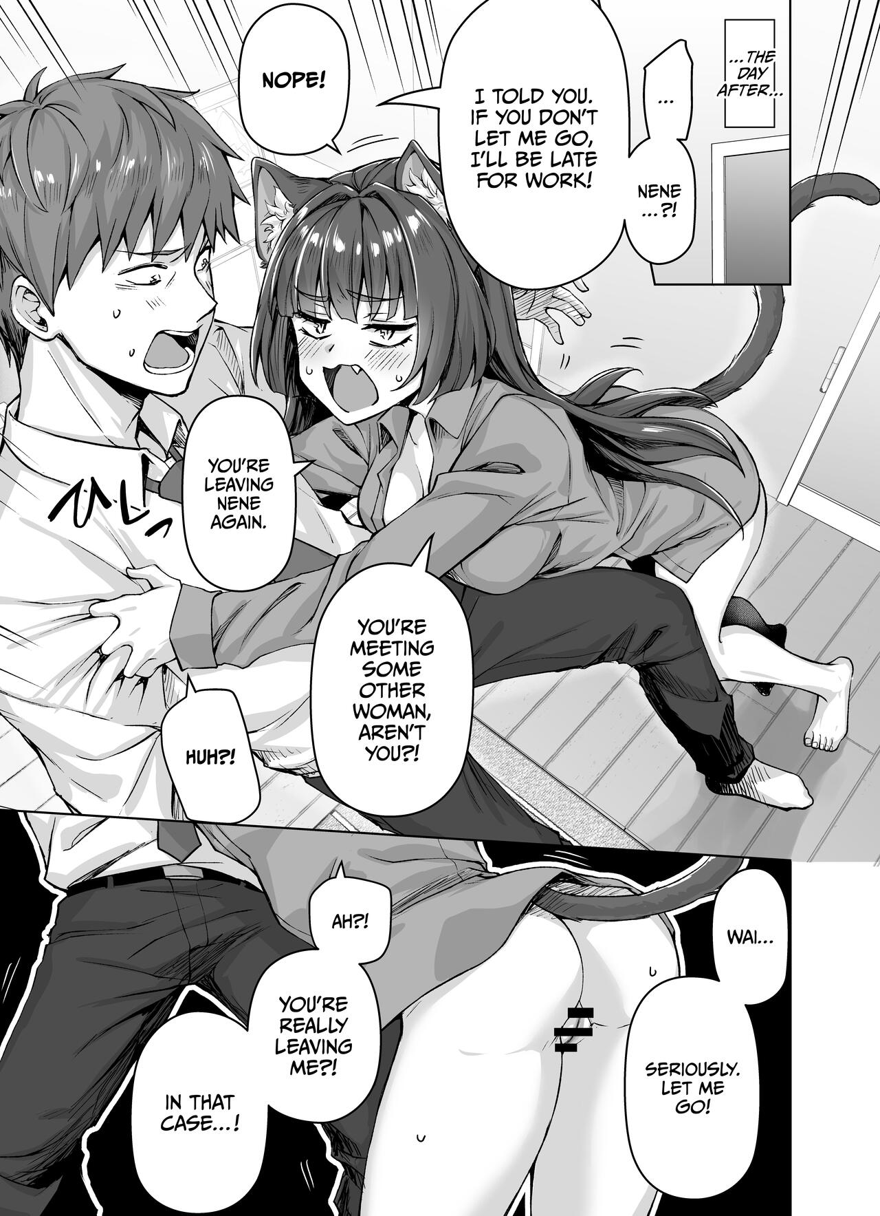 Uchi no Yandere na Kaineko-chan ni Mechakucha ni Shiborarechau Hanashi page 56