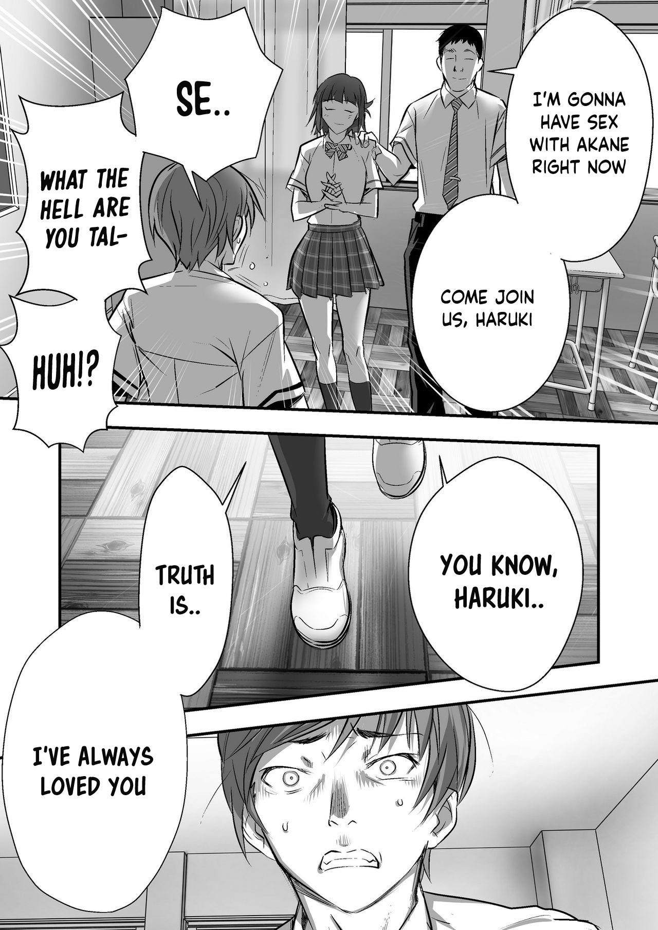 Udo "Akane wa Nankai mo Rape Suru to Kimochi Yoku Narunda" page 56