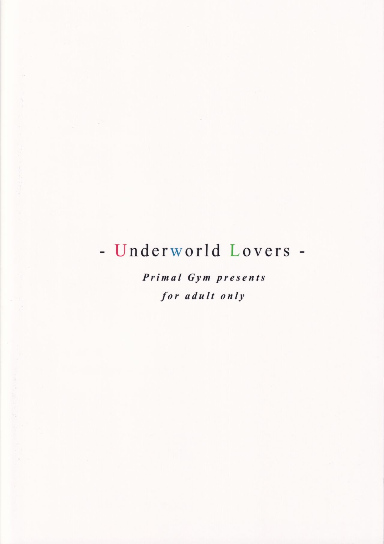 Underworld Lovers page 26