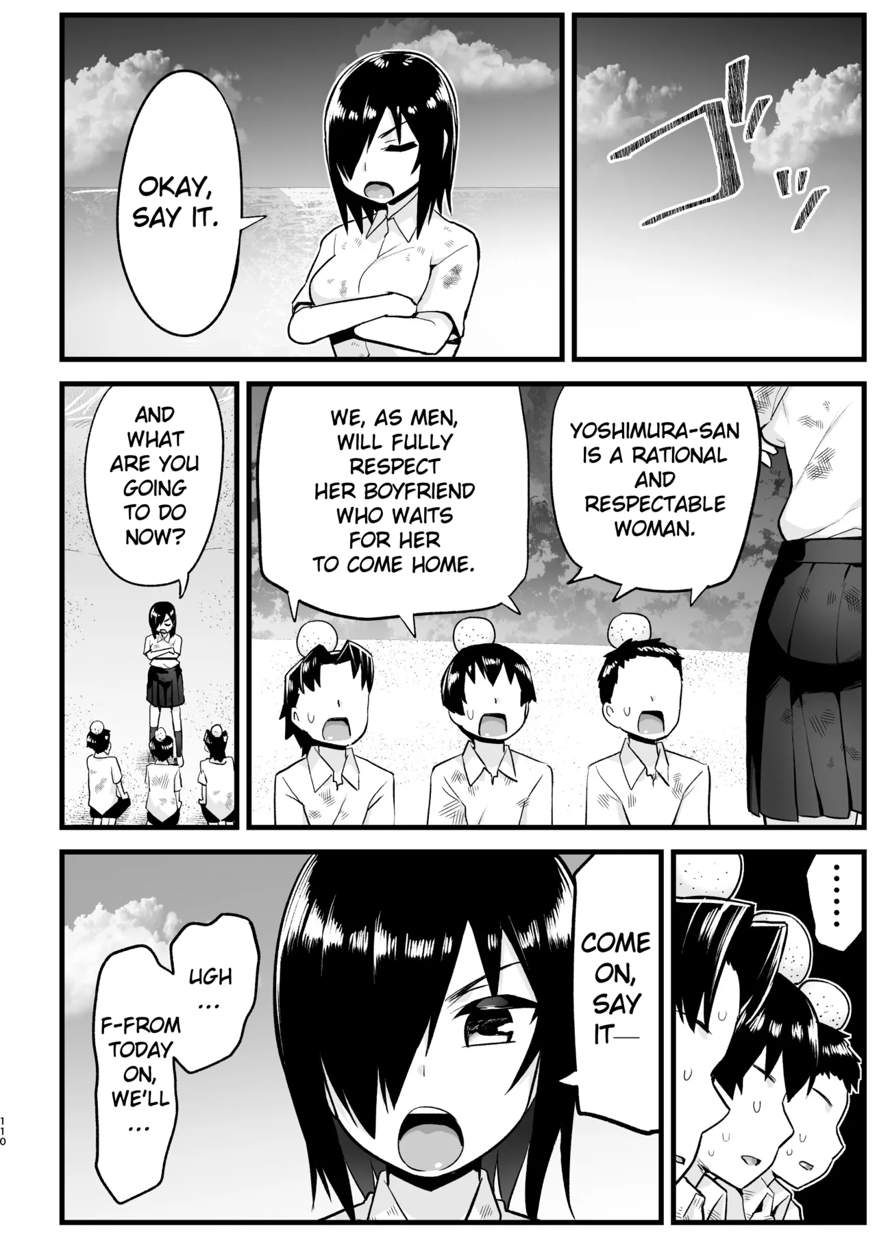 Uninhabited Island Girl Gets Covered in Mud and Fucked!: Ms. Yoshimura’s So Easy. Volume 6 page 109