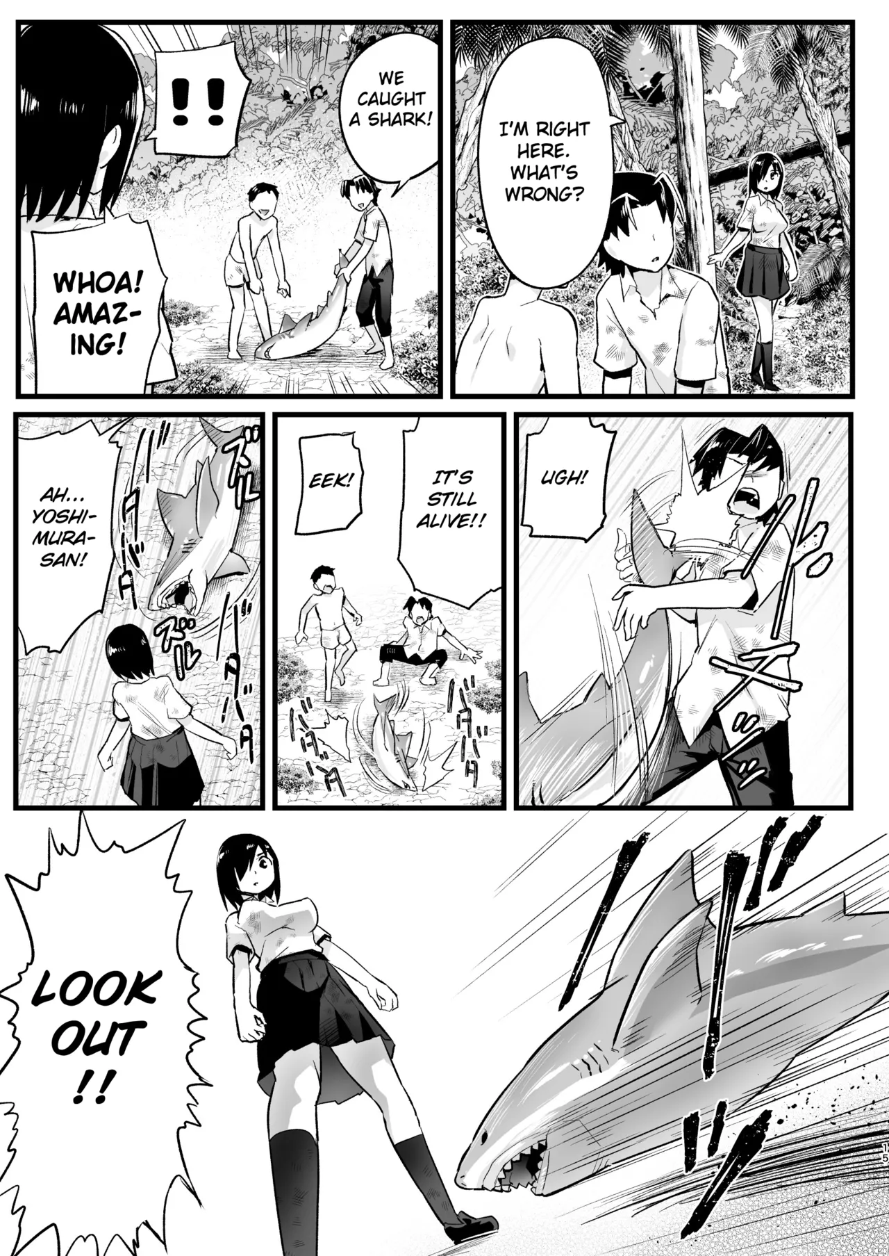 Uninhabited Island Girl Gets Covered in Mud and Fucked!: Ms. Yoshimura’s So Easy. Volume 6 page 14