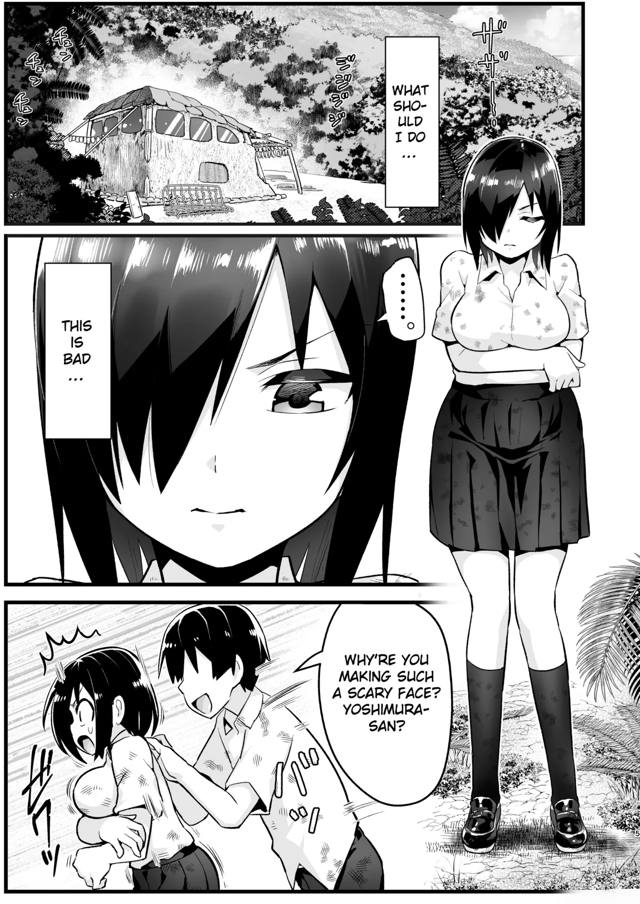 Uninhabited Island Girl Gets Covered in Mud and Fucked!: Ms. Yoshimura’s So Easy. Volume 6 page 4