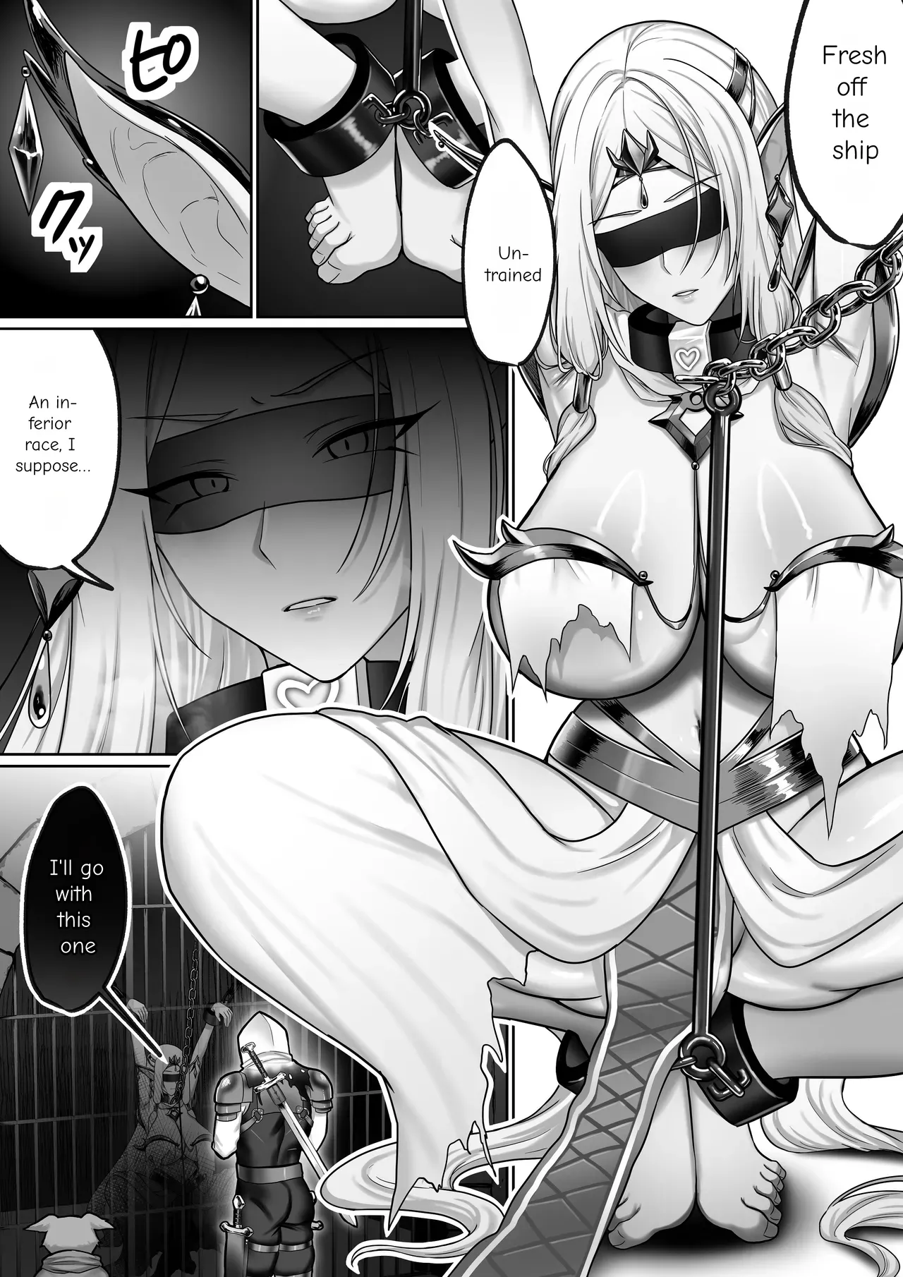 Until the Big-Breasted Elf Queen Falls page 3