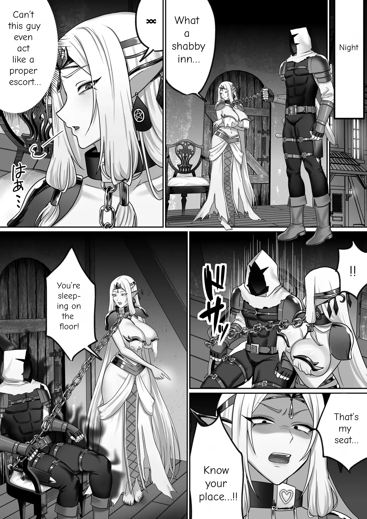 Until the Big-Breasted Elf Queen Falls page 4