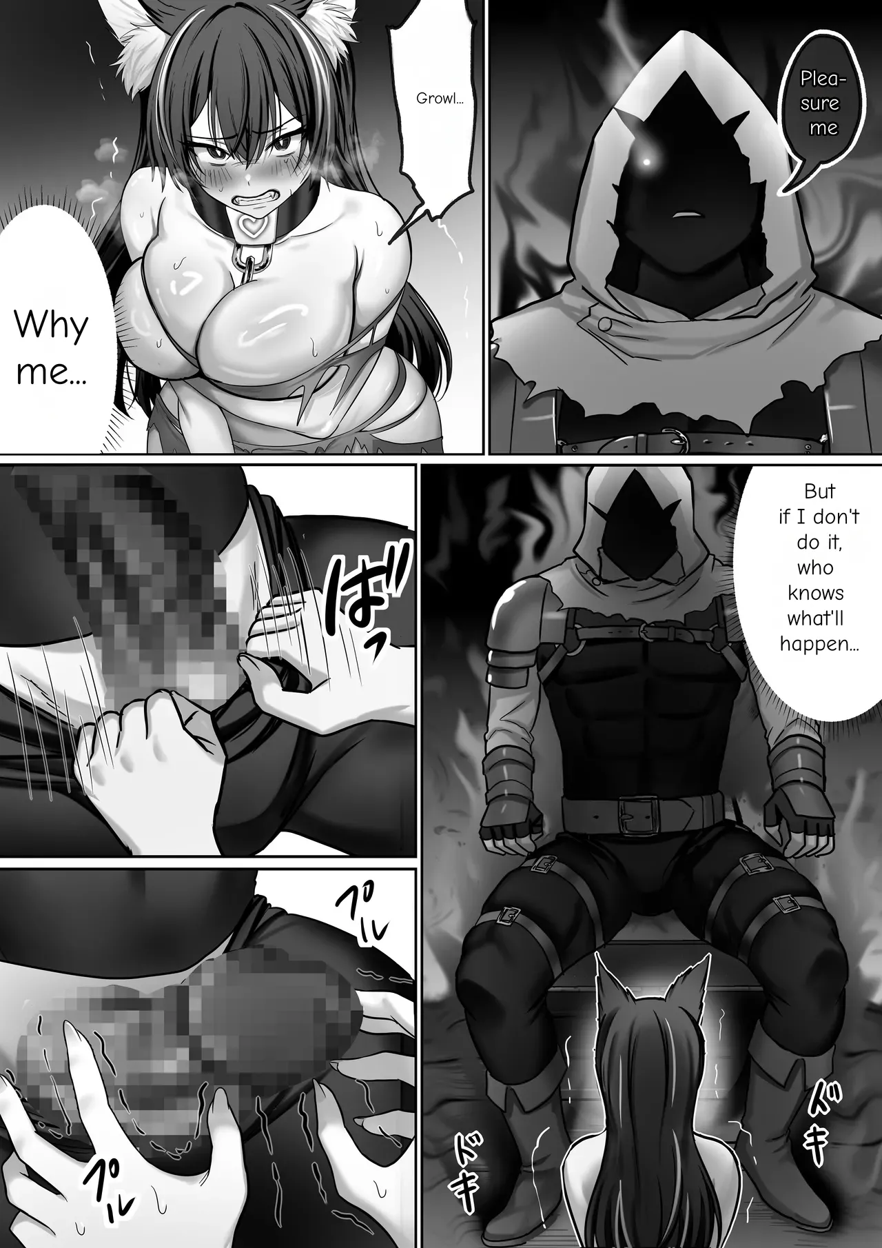 Until the Big-Breasted Wolf Girl Starts Moving Her Hips on Her Own page 10