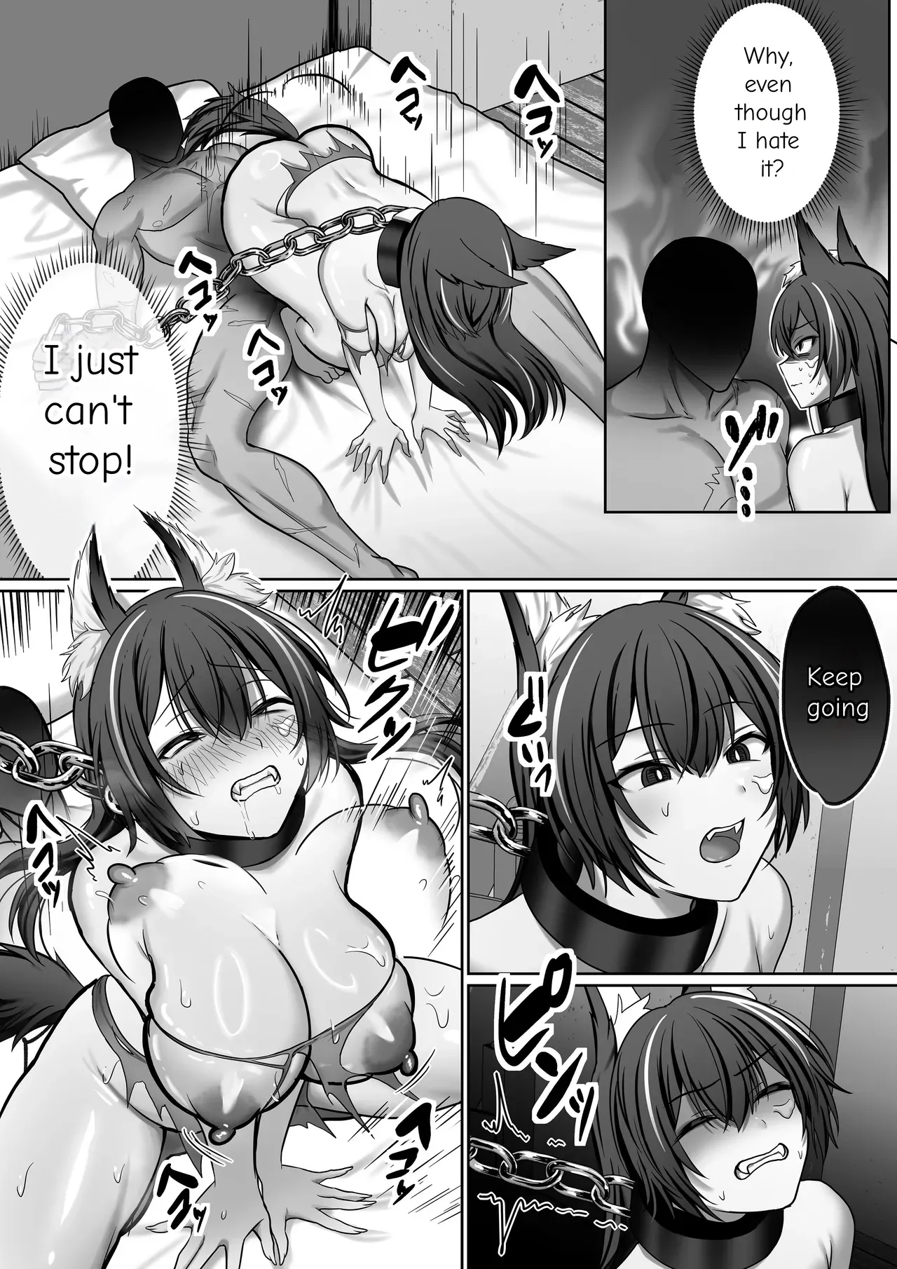 Until the Big-Breasted Wolf Girl Starts Moving Her Hips on Her Own page 29