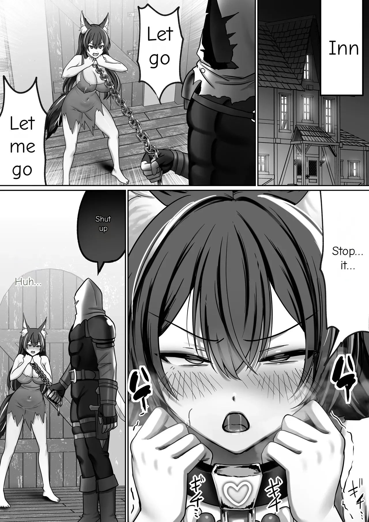 Until the Big-Breasted Wolf Girl Starts Moving Her Hips on Her Own page 4