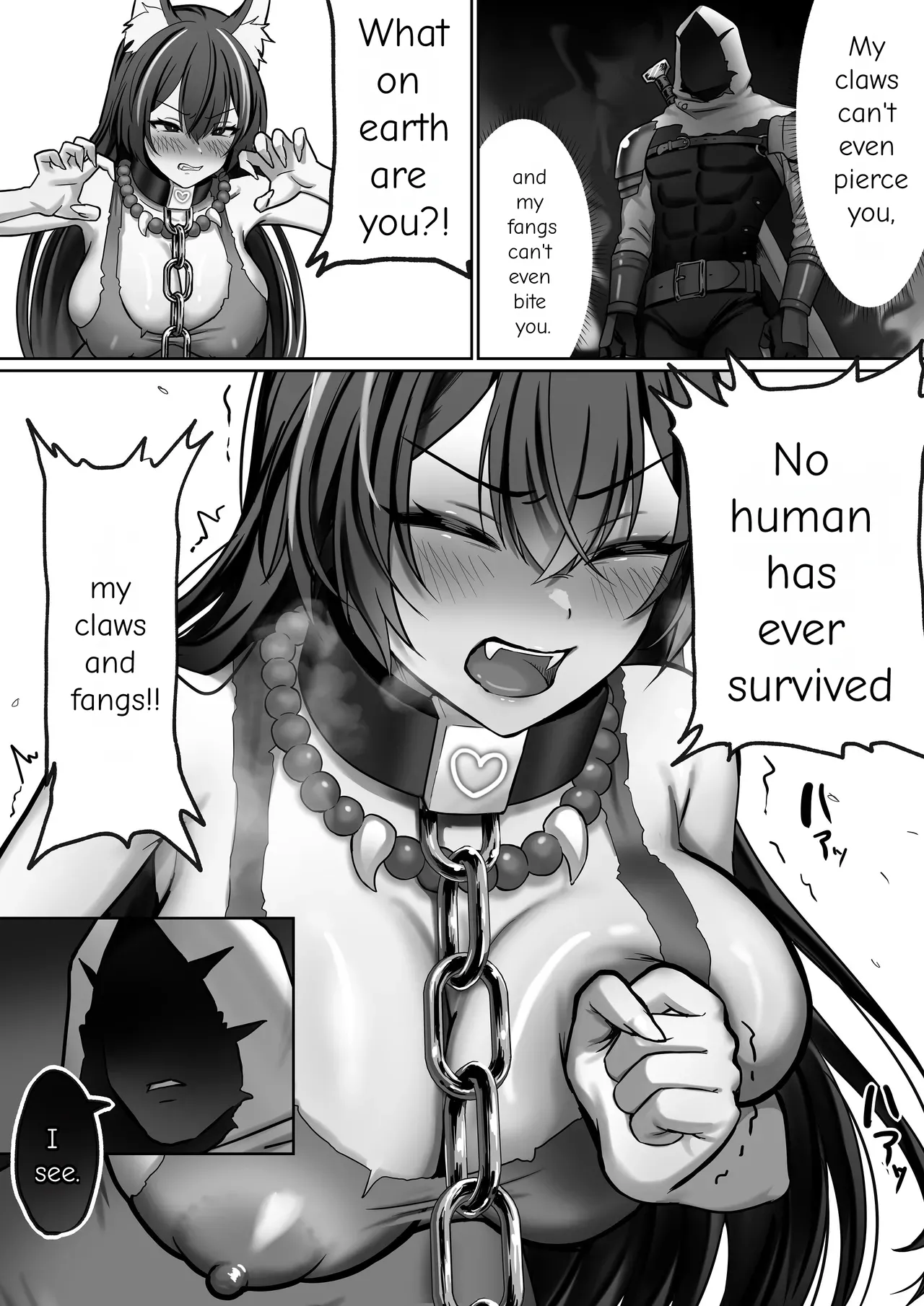 Until the Big-Breasted Wolf Girl Starts Moving Her Hips on Her Own page 6