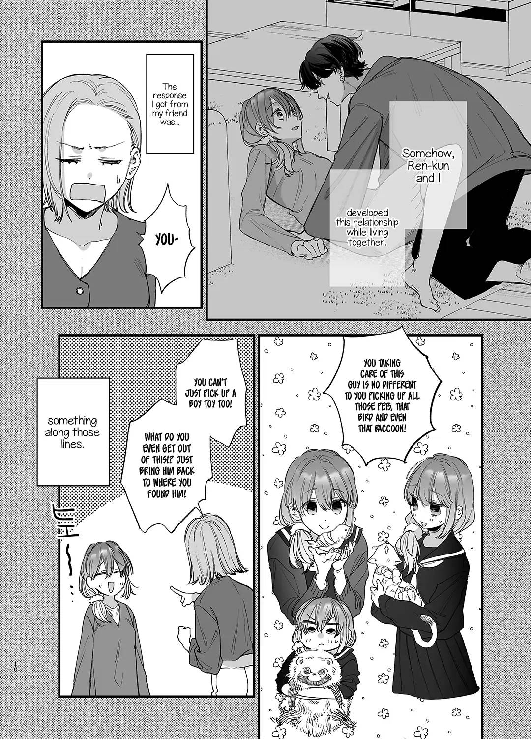 Until the Trashiest Boy Toy Exorcist Ren-kun Crushes Me in His Embrace page 10
