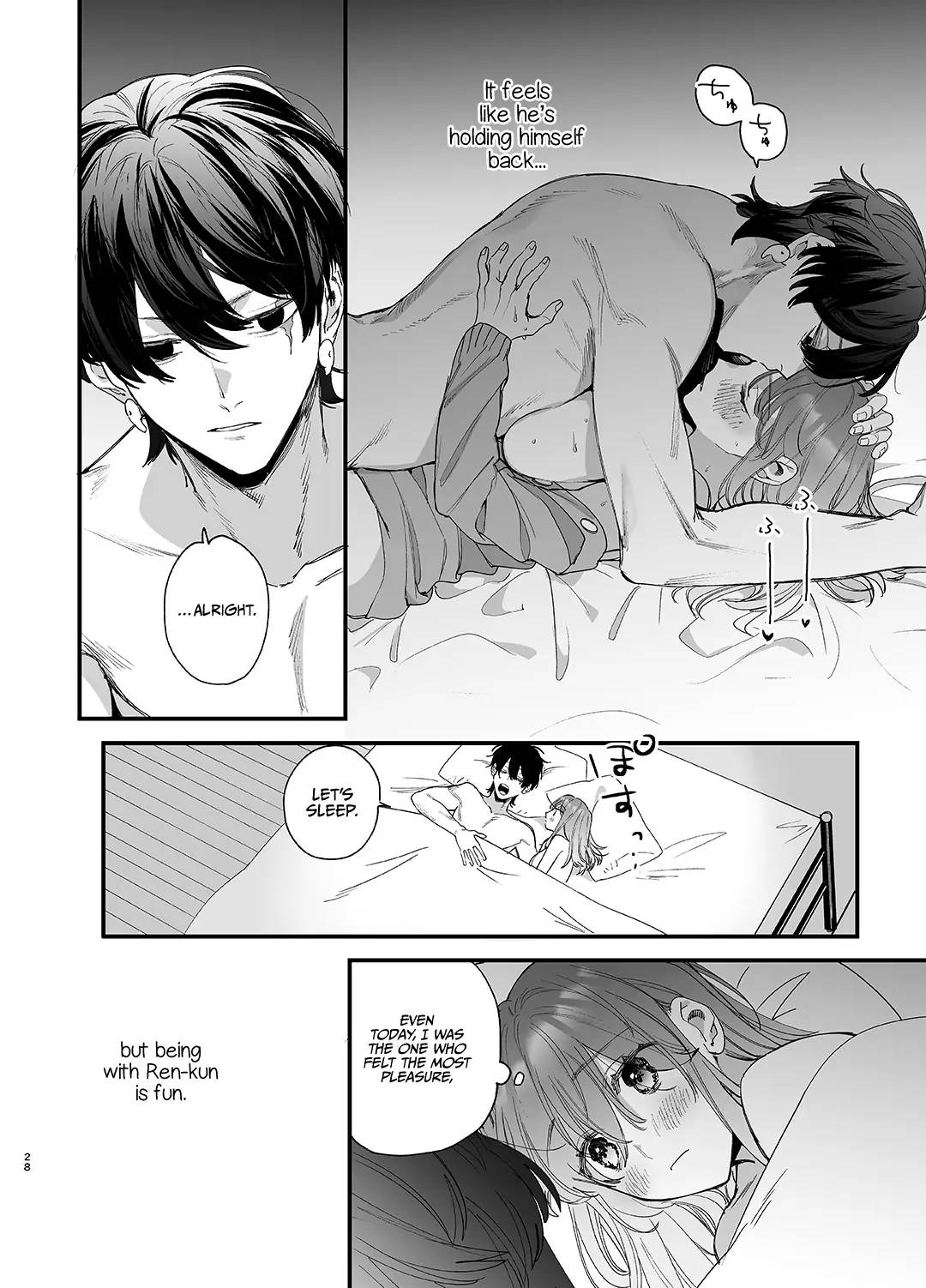 Until the Trashiest Boy Toy Exorcist Ren-kun Crushes Me in His Embrace page 28
