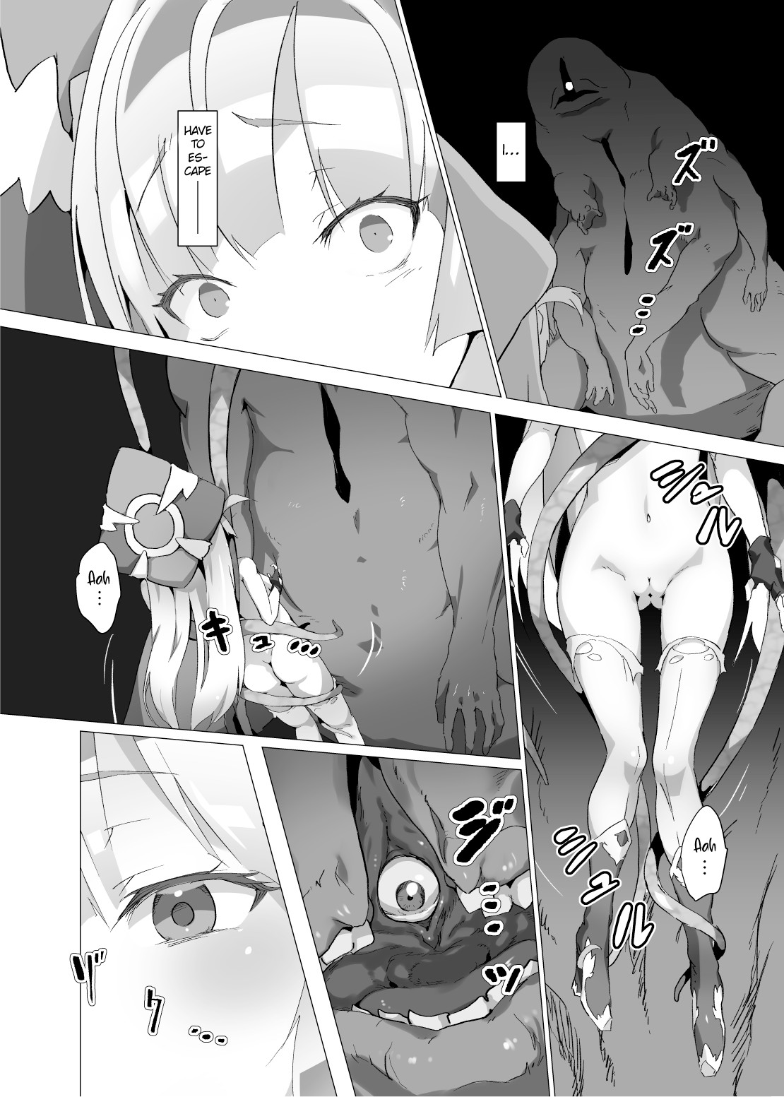 Unusual Flower 2 -The Holy Priestess’ Breasts Expansion Tentacle Torture- page 4