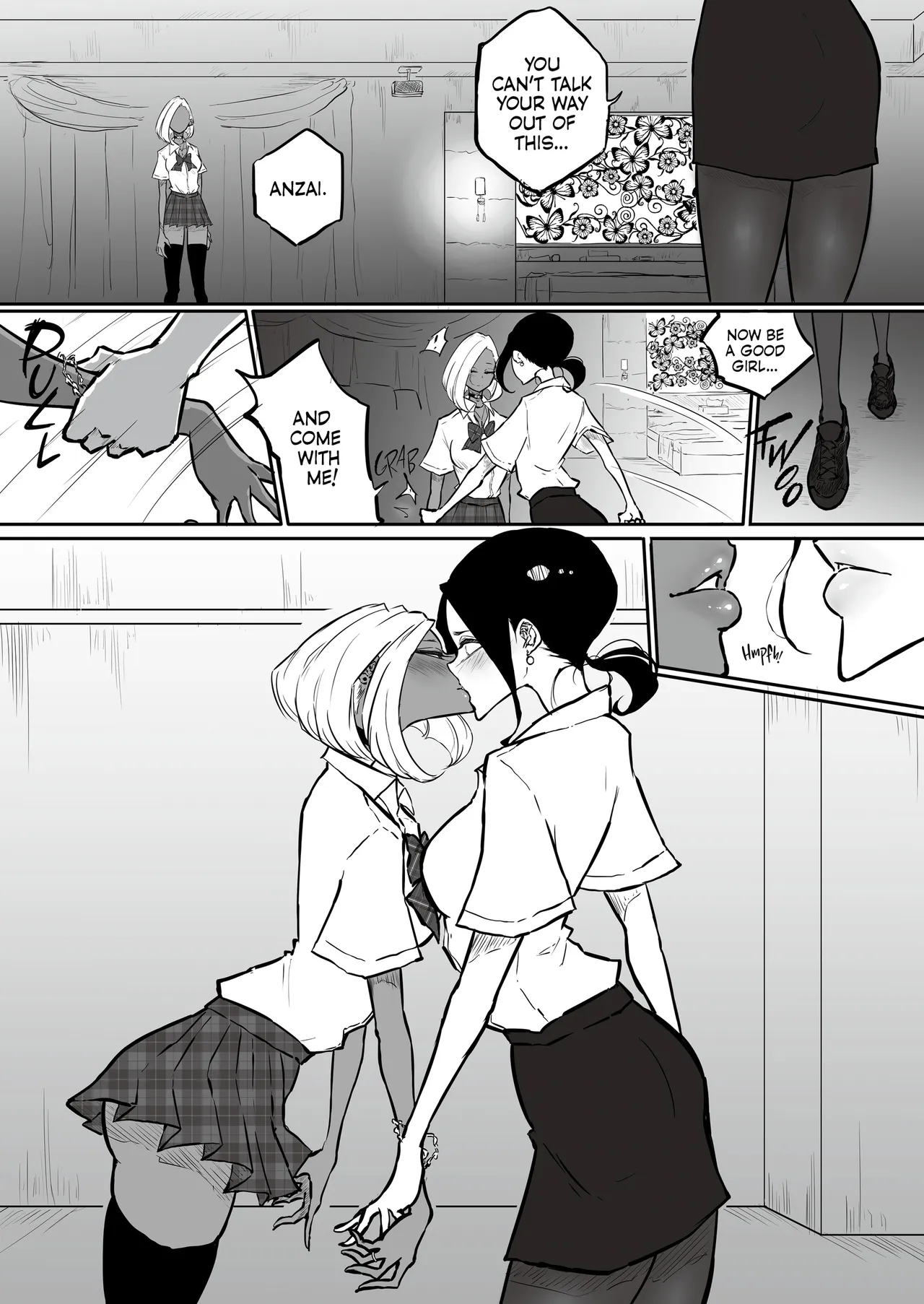 Uptight Teacher Meets Gyaru Slut page 12