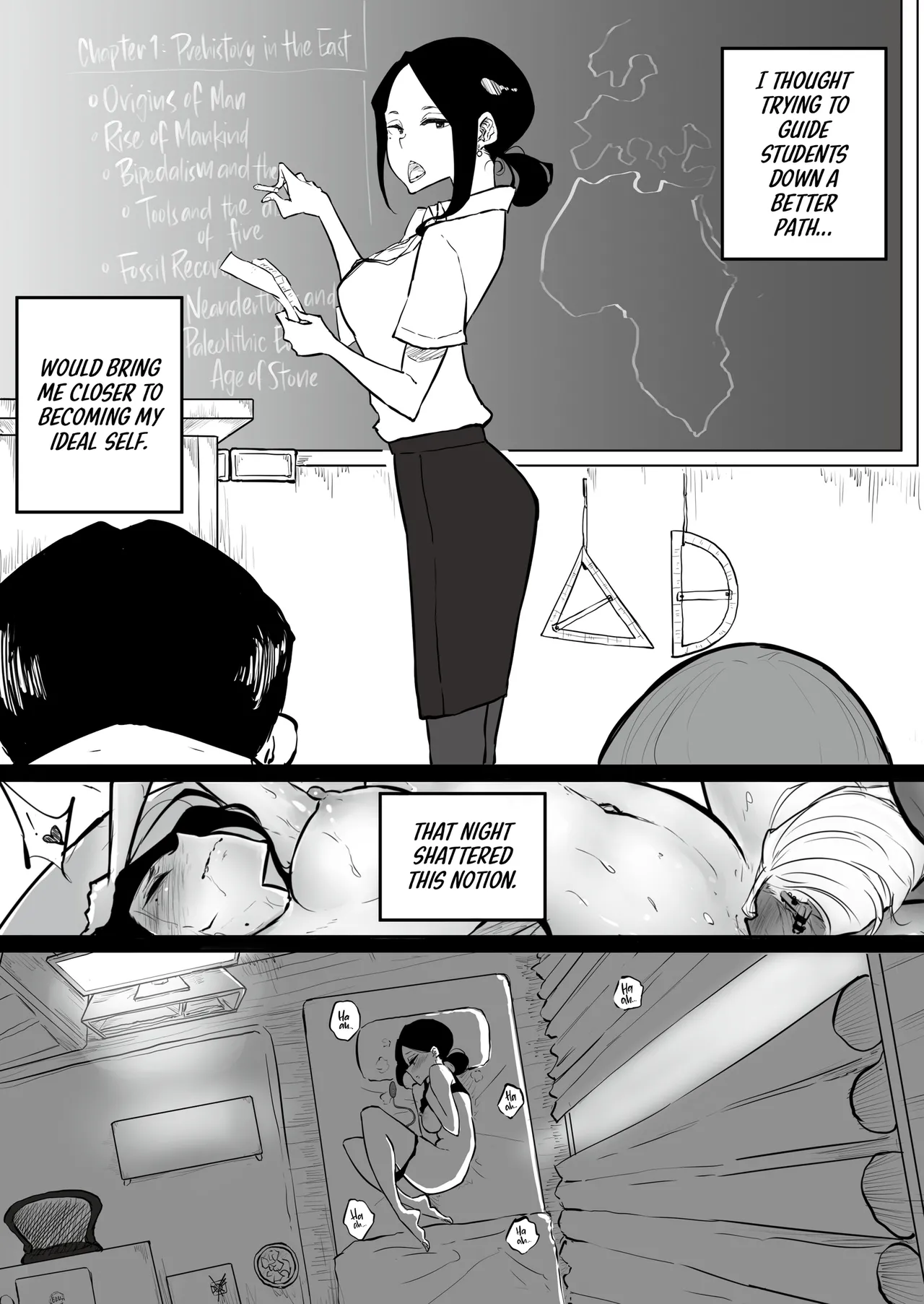 Uptight Teacher Meets Gyaru Slut page 28