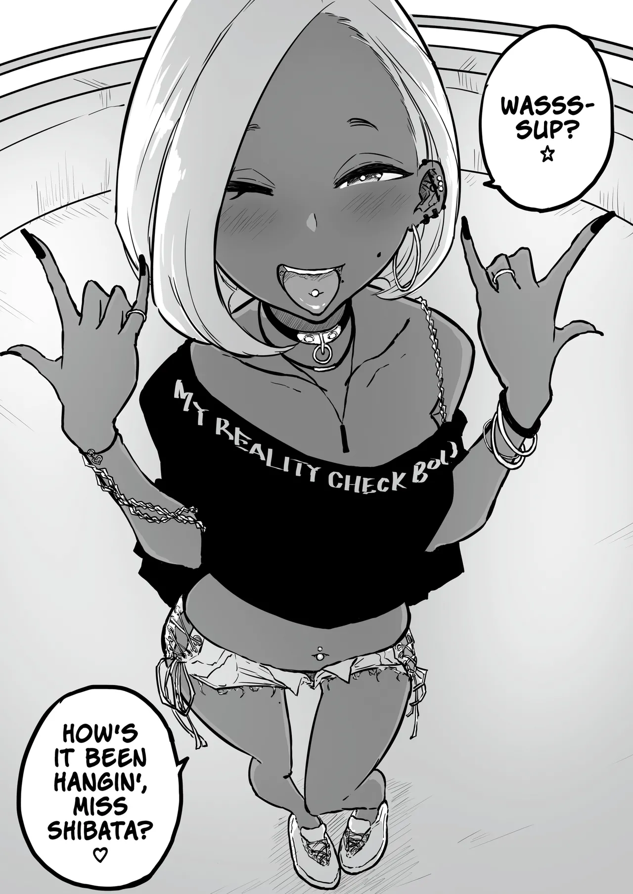 Uptight Teacher Meets Gyaru Slut page 33
