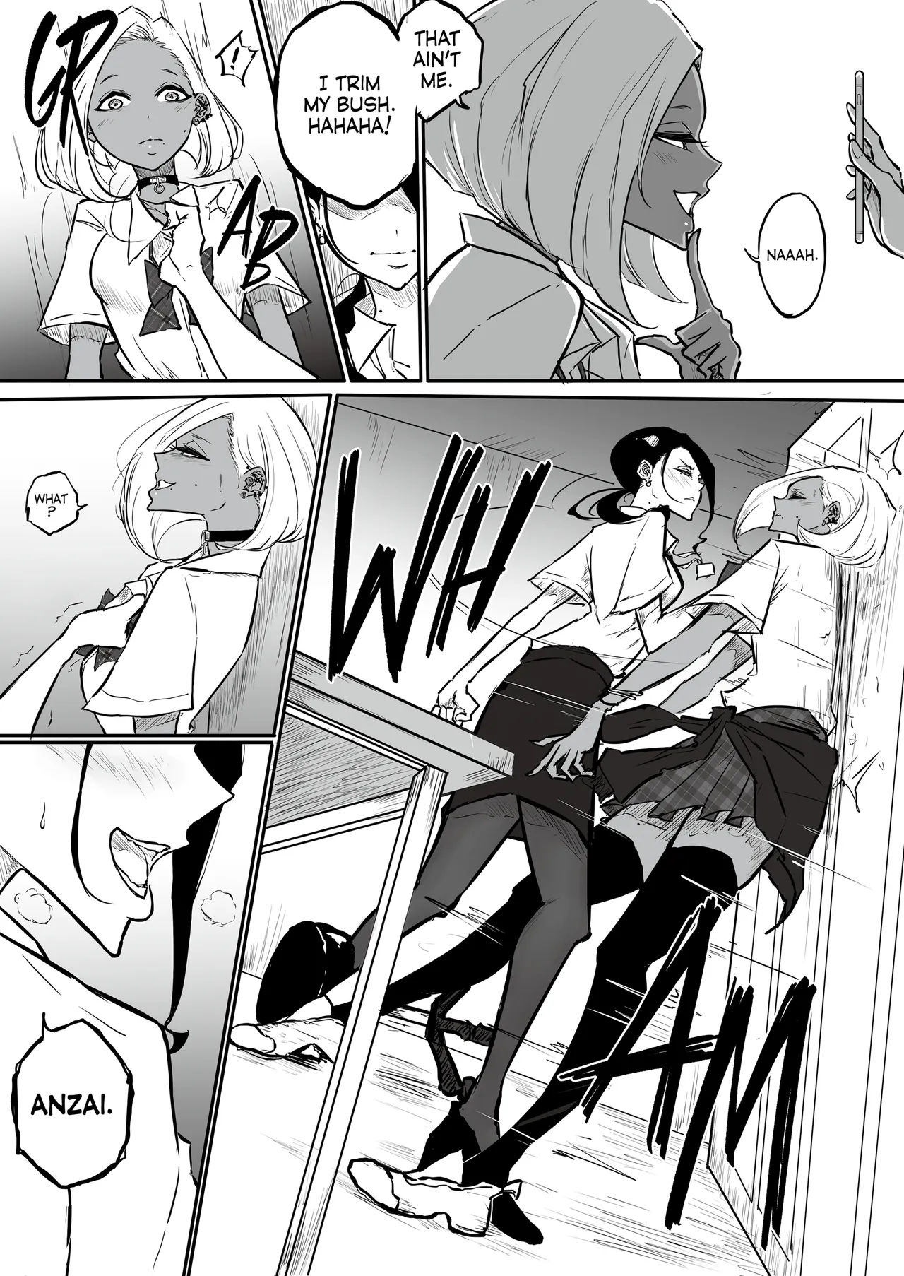 Uptight Teacher Meets Gyaru Slut page 4