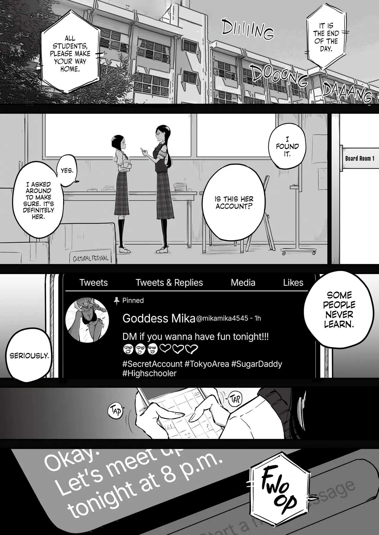 Uptight Teacher Meets Gyaru Slut page 75