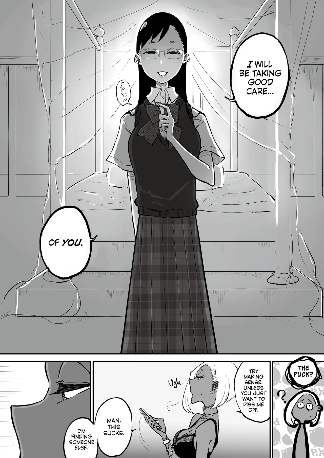 Uptight Teacher Meets Gyaru Slut page 78