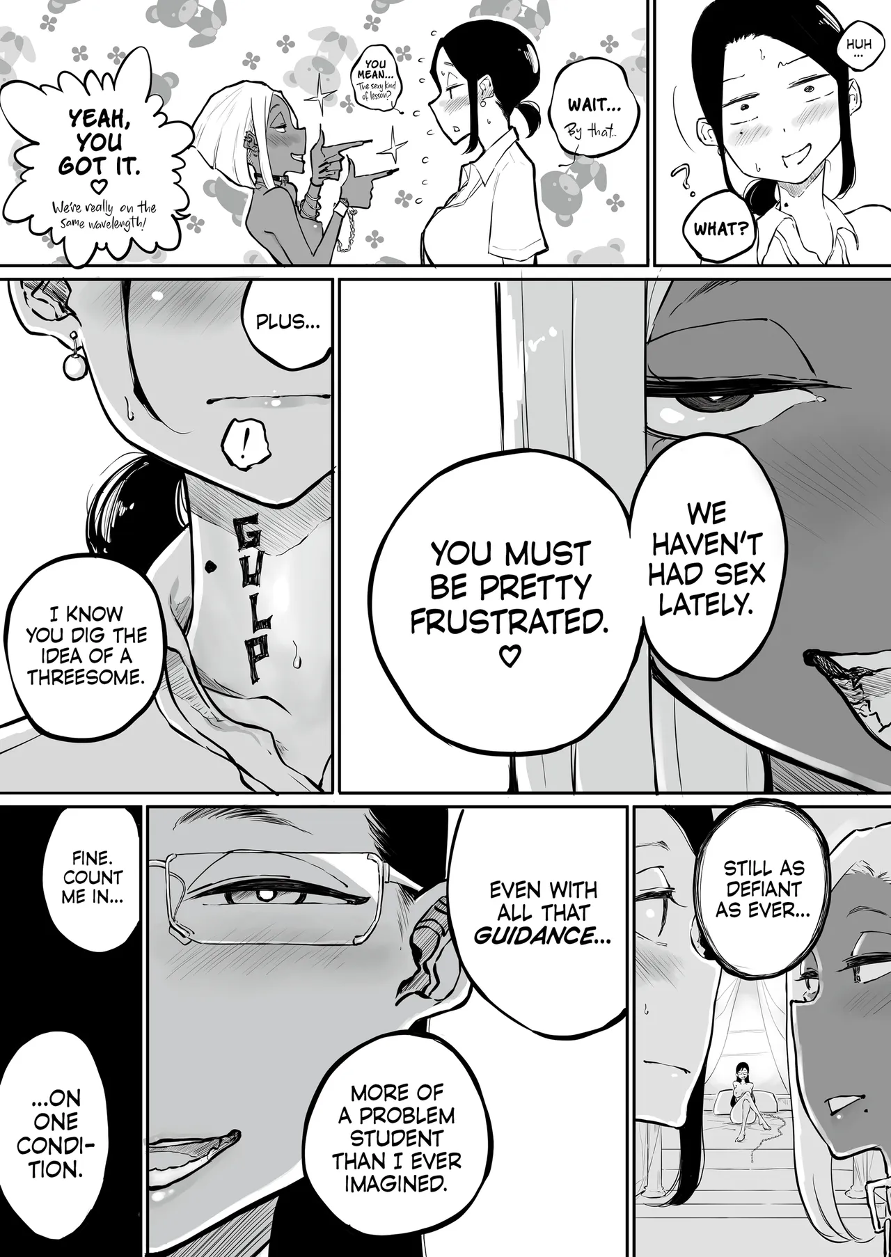 Uptight Teacher Meets Gyaru Slut page 99