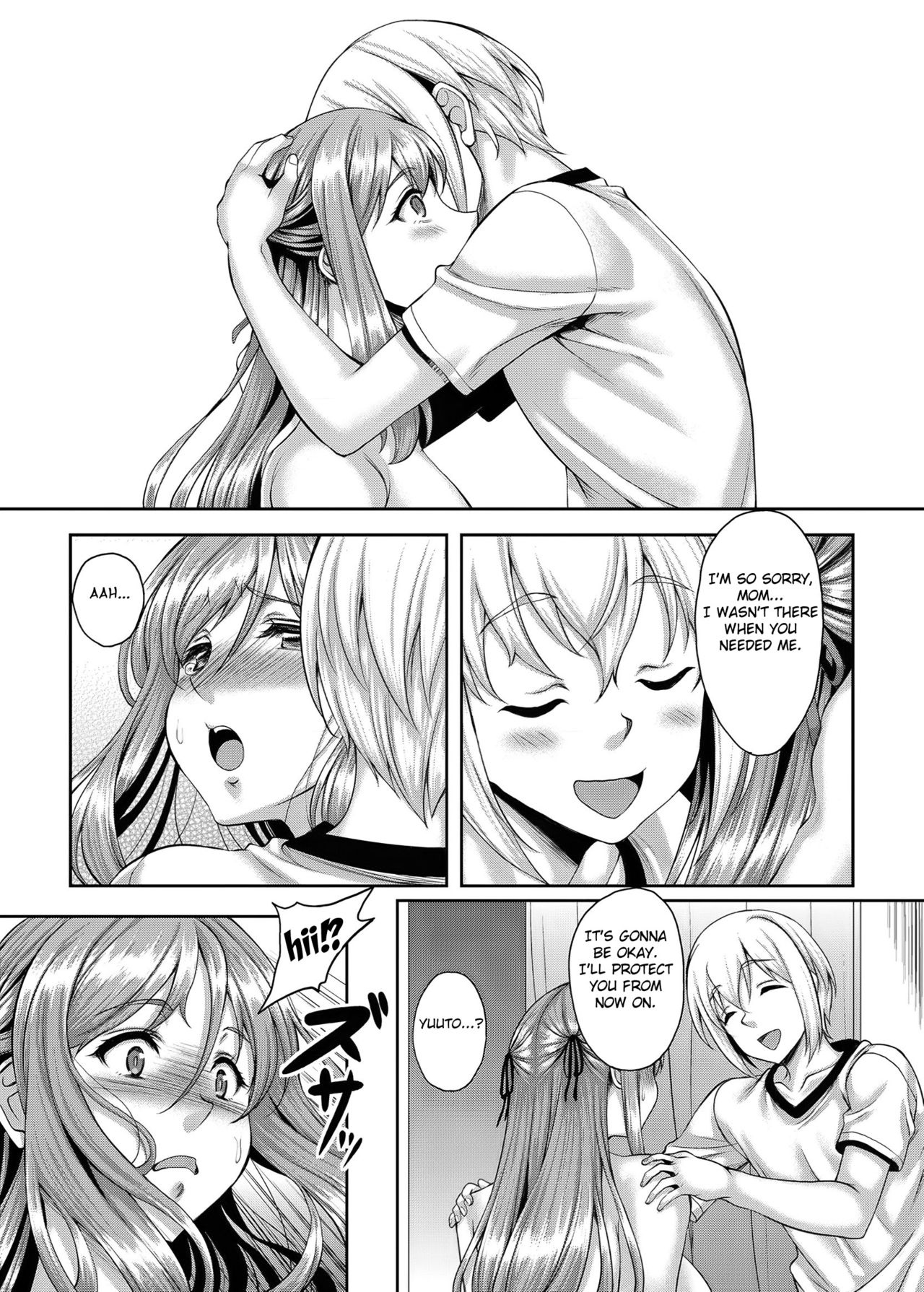 Ureta Karada o Moteamashita Miboujin to Sokuhame Dekiru SNS ga Arutte Hontou desu ka? 3 Musuko no Me no Mae de Okasarenagara mo Kyousei o Agetsuzukeru Inran Haha Hen page 30