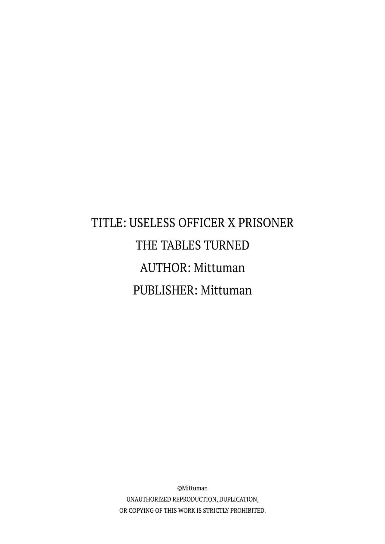 Useless Officer X Prisoner - The Tables Turned. page 32