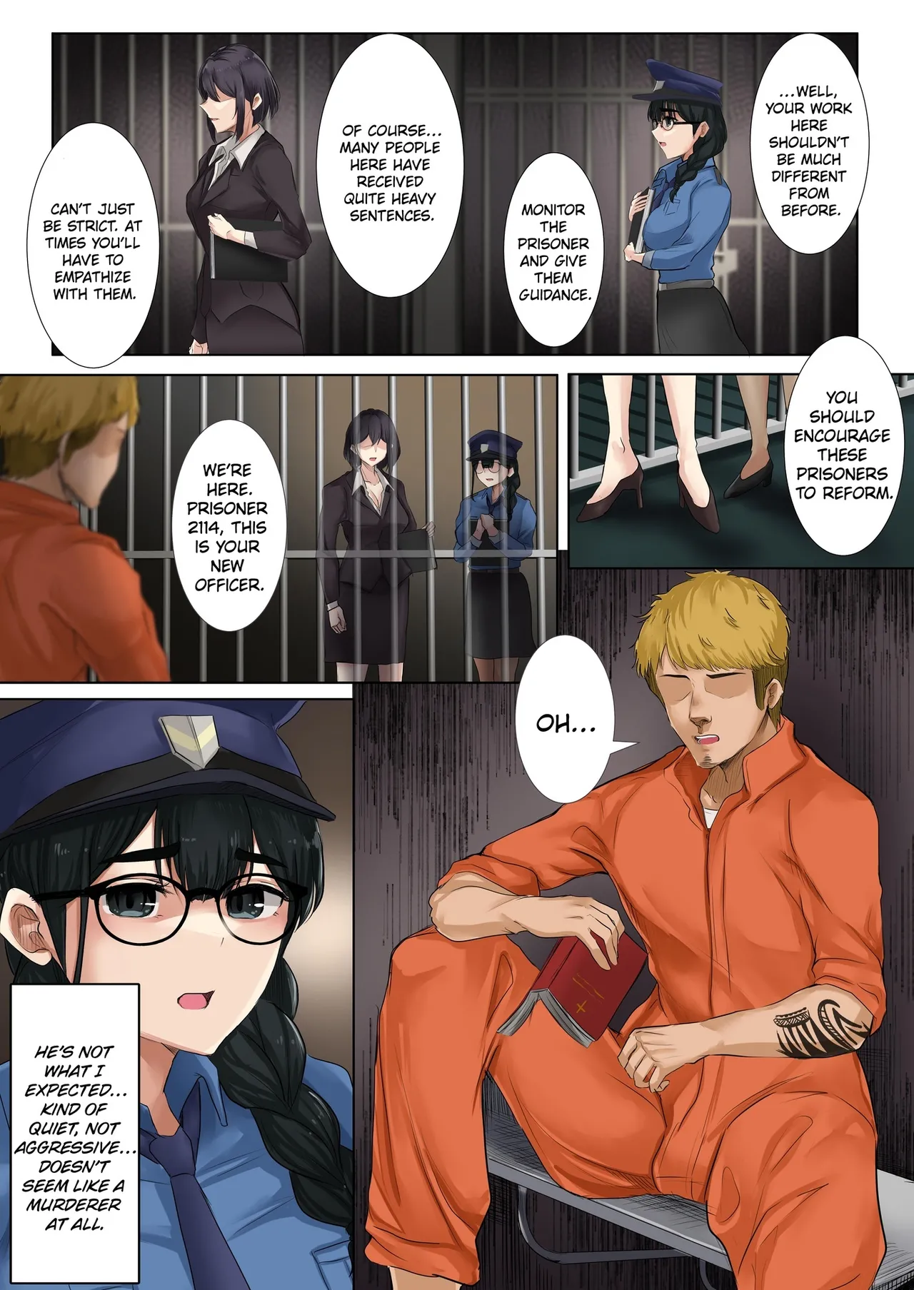 Useless Officer X Prisoner - The Tables Turned. page 5