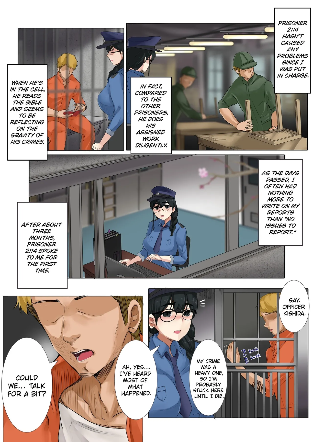 Useless Officer X Prisoner - The Tables Turned. page 6